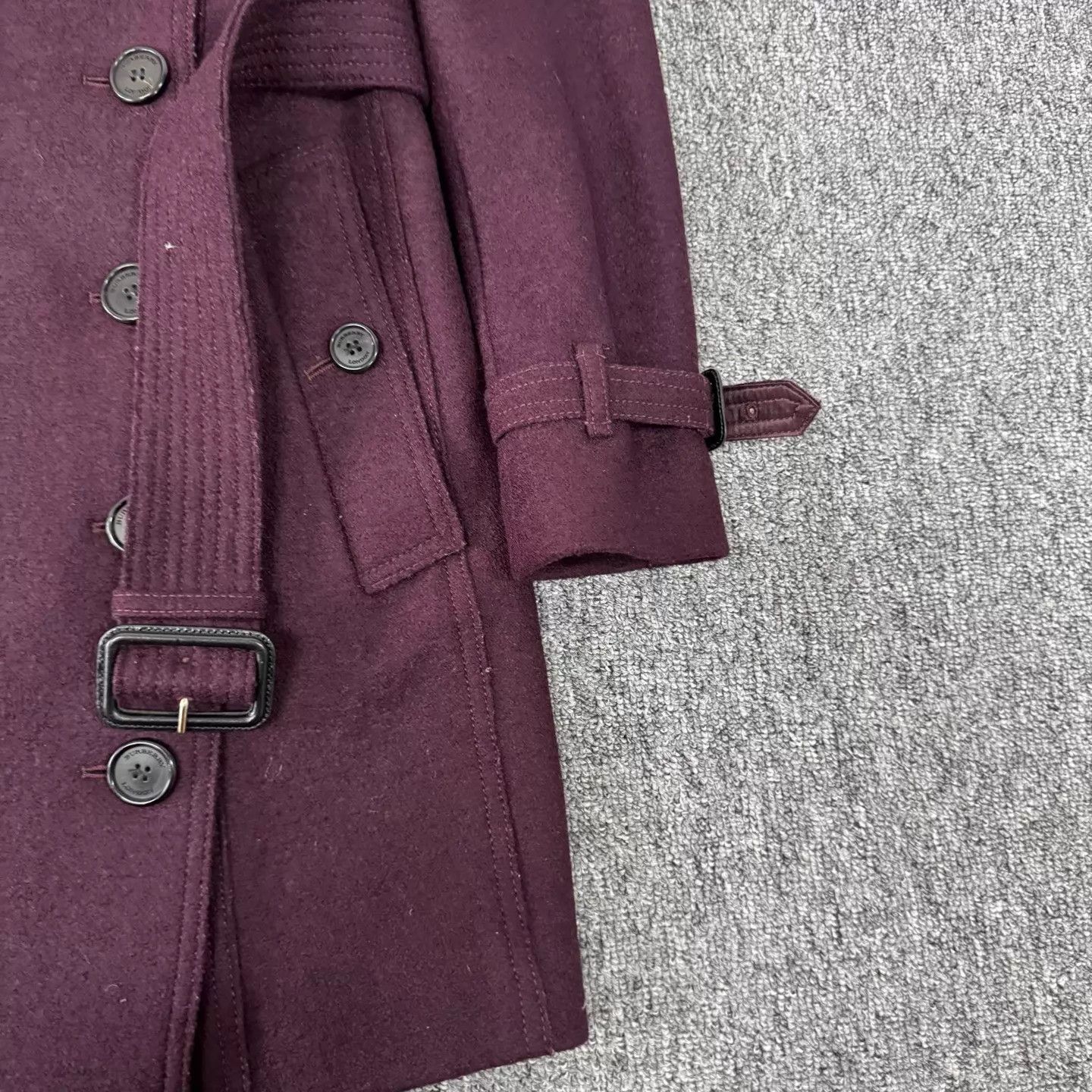 Burberry Burberry DB Belted Wine Red Trench Coat UK4 99New Size XS / US 0-2 / IT 36-38 - 3 Thumbnail