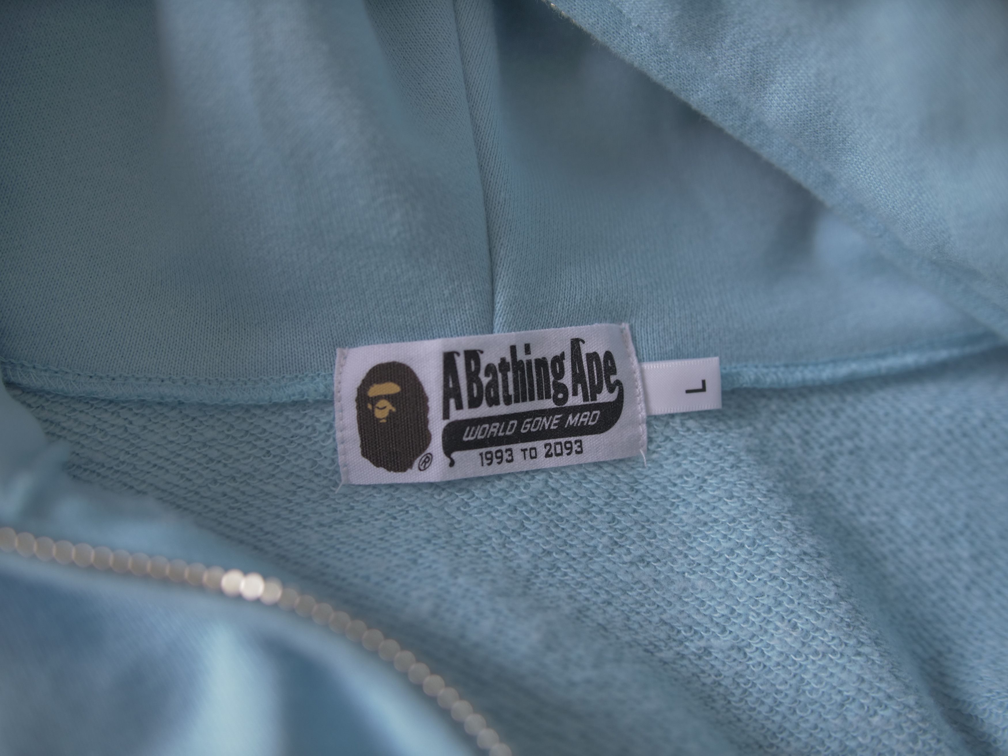 Bape Marble Camo Liquid College Full Zip Hoodie Size US L / EU 52-54 / 3 - 11 Thumbnail