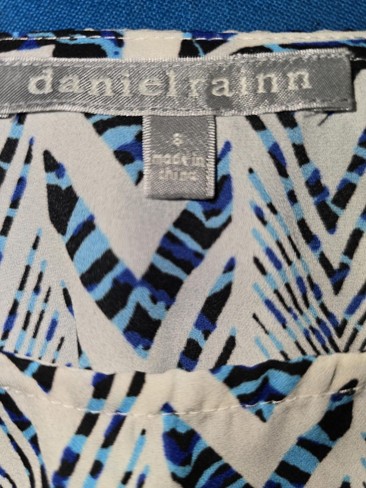 Designer Daniel Rainn Geometric Print Blouse Size M / US 6-8 / IT 42-44 - 2 Thumbnail