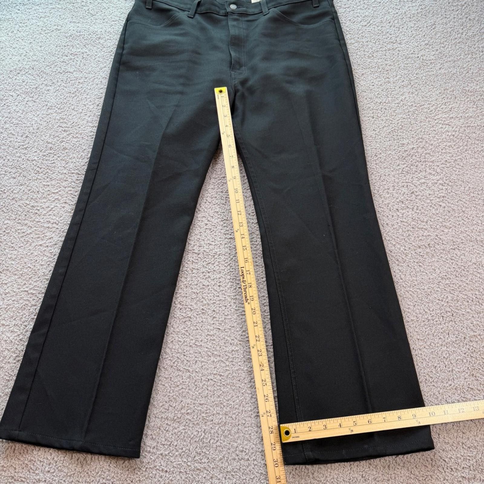 Levi's Vintage 90s Levis 601 Black Bootcut Pants Mens 40x30 Western Size 48R - 4 Thumbnail
