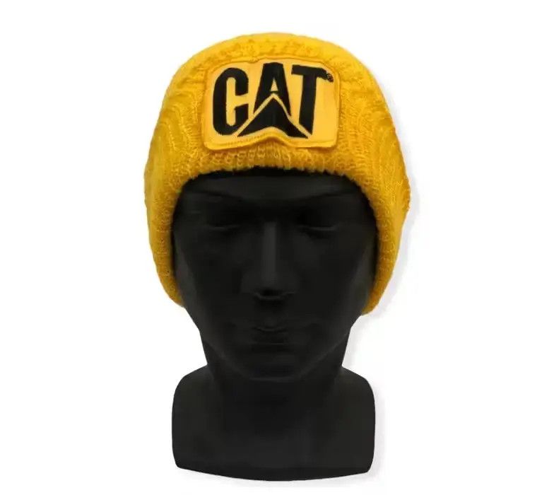 Caterpillar Vintage Caterpillar Big Logo Beanie Size ONE SIZE - 1 Thumbnail