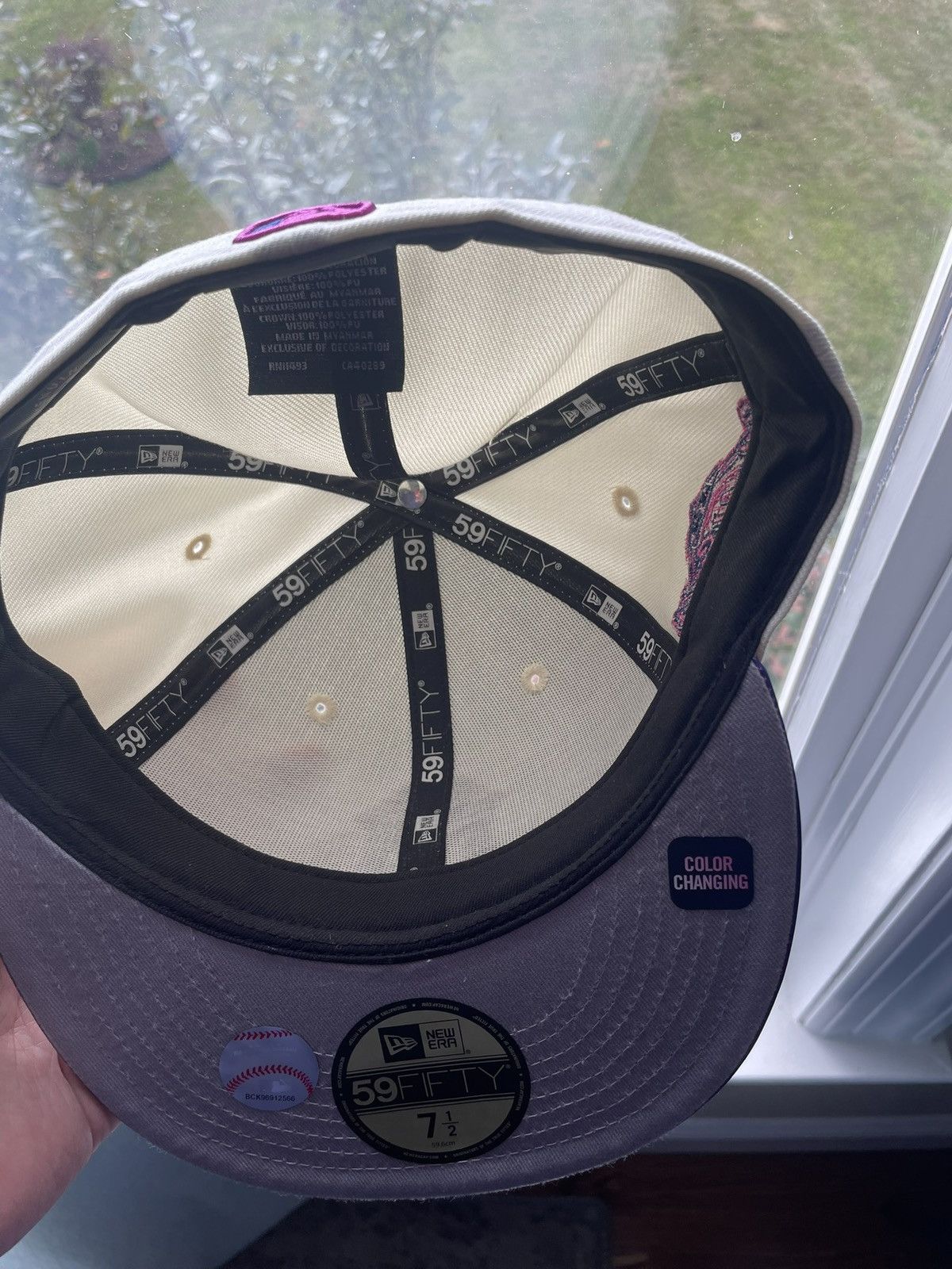 New Era Yankees fitted hat sz 1/2 myfitteds COLOR CHANGING Size ONE SIZE - 3 Thumbnail