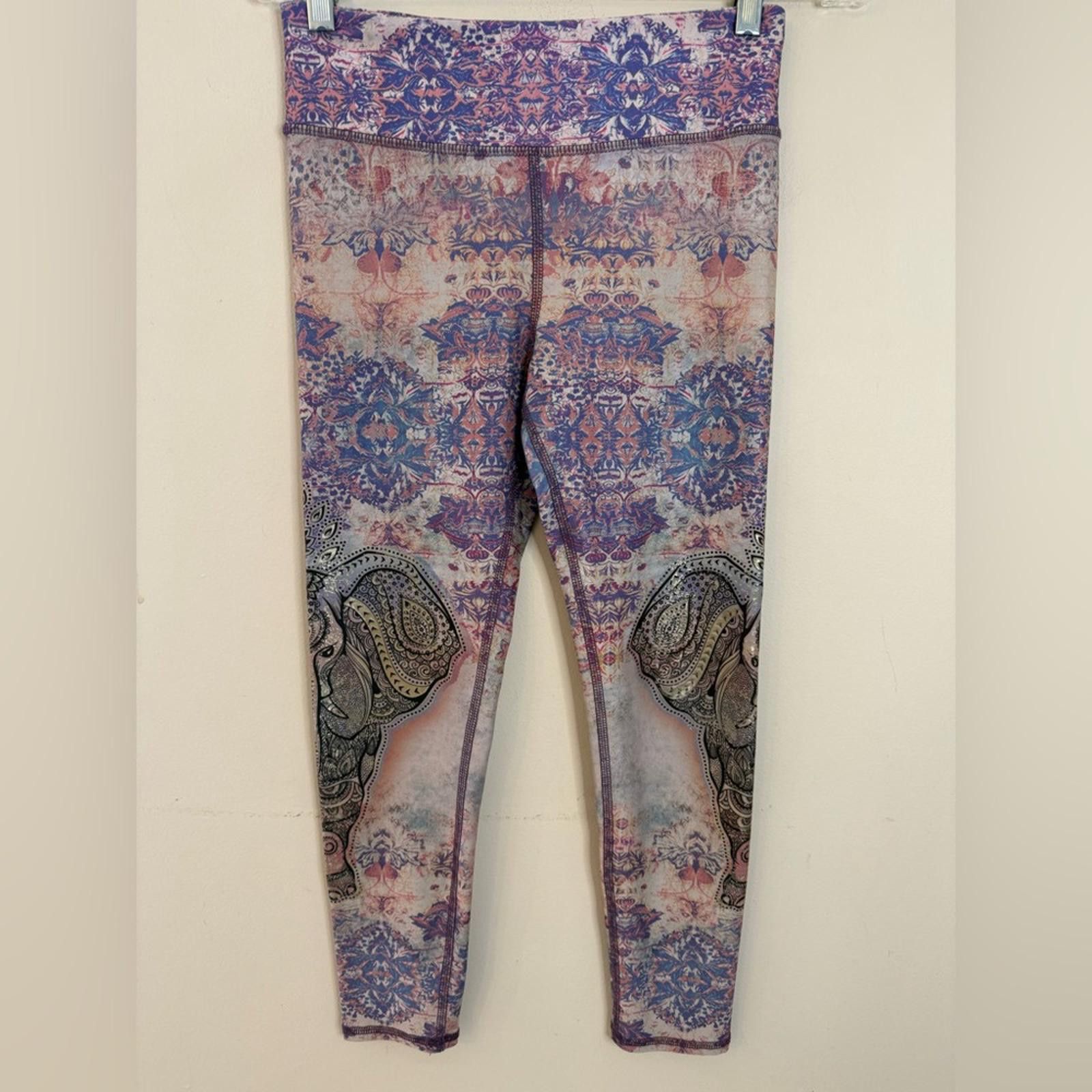 Other Evolution and Creation pastel paisley floral crop legging SM Size 28" / US 6 / IT 42 - 2 Thumbnail