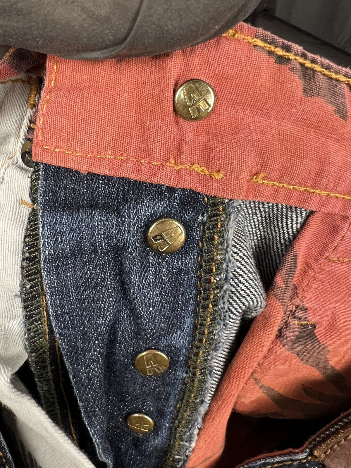 ADDICT × Addict Clothes Japan × Vintage 🔴 Vintage Addict clothing jeans Size US 28 / EU 44 - 7 Thumbnail