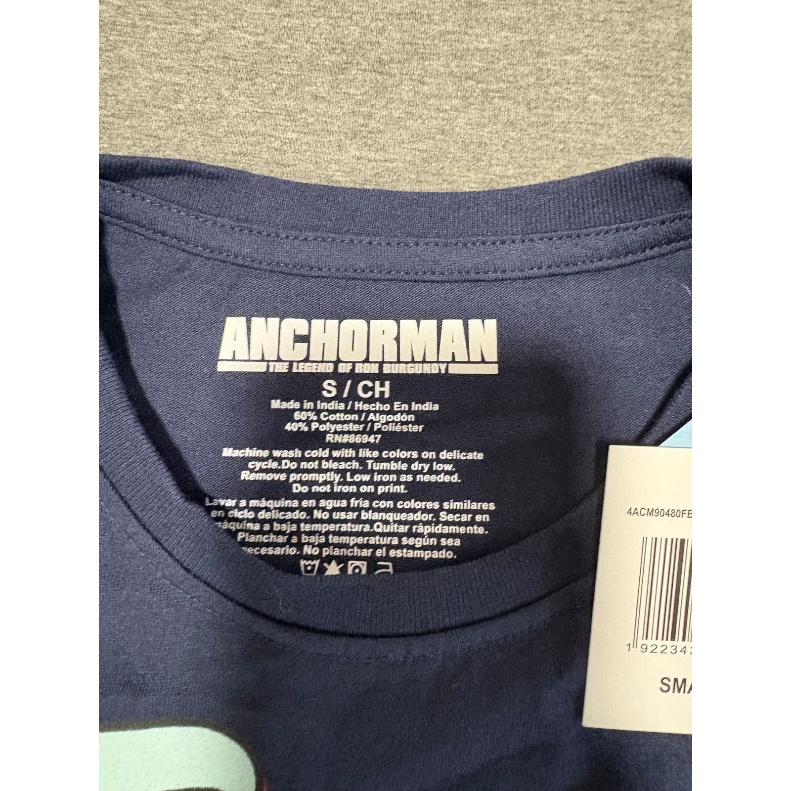 Other Anchorman | Men's Ron Burgundy Graphic T-Shirt | Small | NWT Size US S / EU 44-46 / 1 - 3 Thumbnail