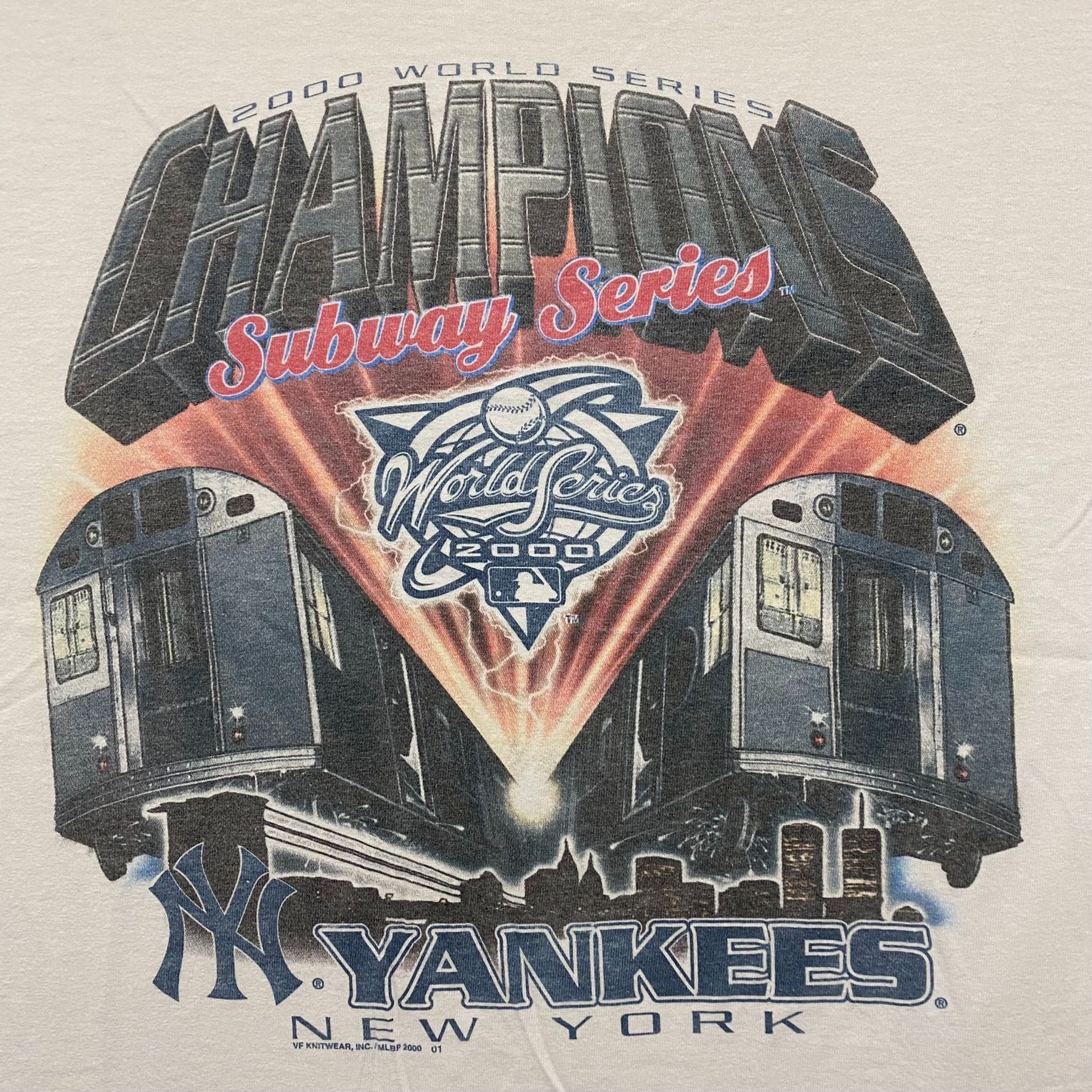 New York Yankees Vintage Y2K New York Yankees Shirt Subway Series MLB Tee Size US L / EU 52-54 / 3 - 3 Thumbnail