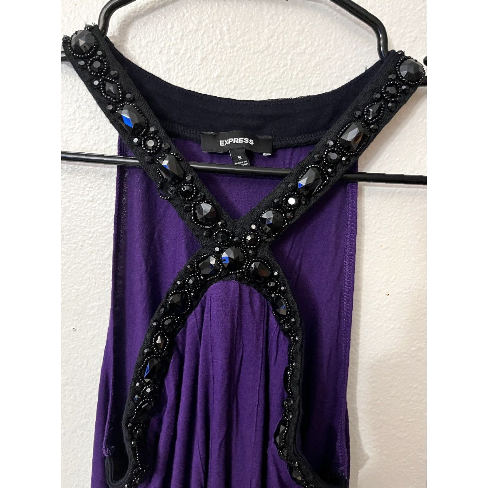 Express Express Purple Tank Dress Women Small Tunic Size S / US 4 / IT 40 - 3 Thumbnail