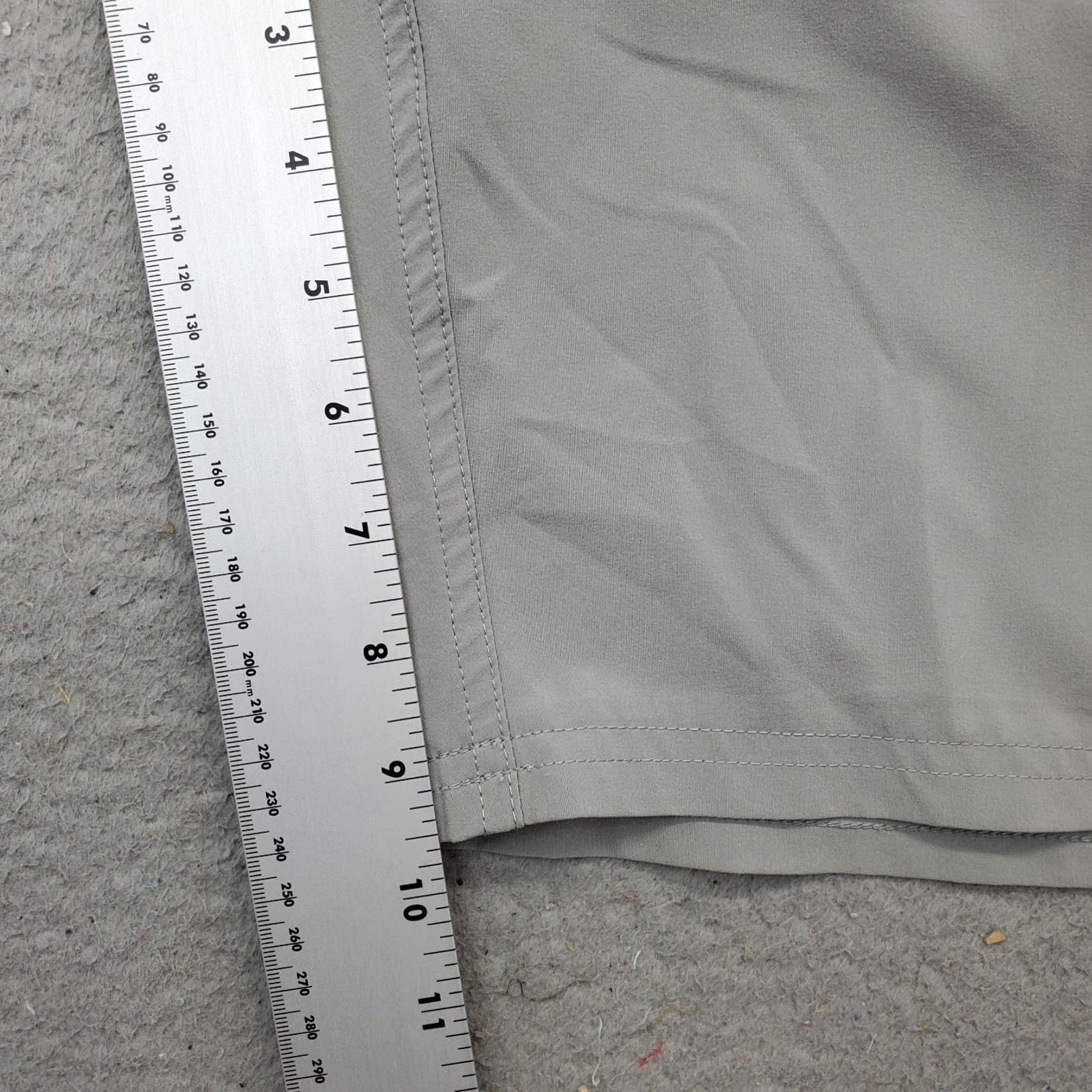 Vintage Free Fly Chino Shorts Mens Size 38 Gray Casual Golf Stretch Wicking 9.5 Inseam 20" Waist 40" Vintage: No Size US 38 / EU 54 - 4 Thumbnail
