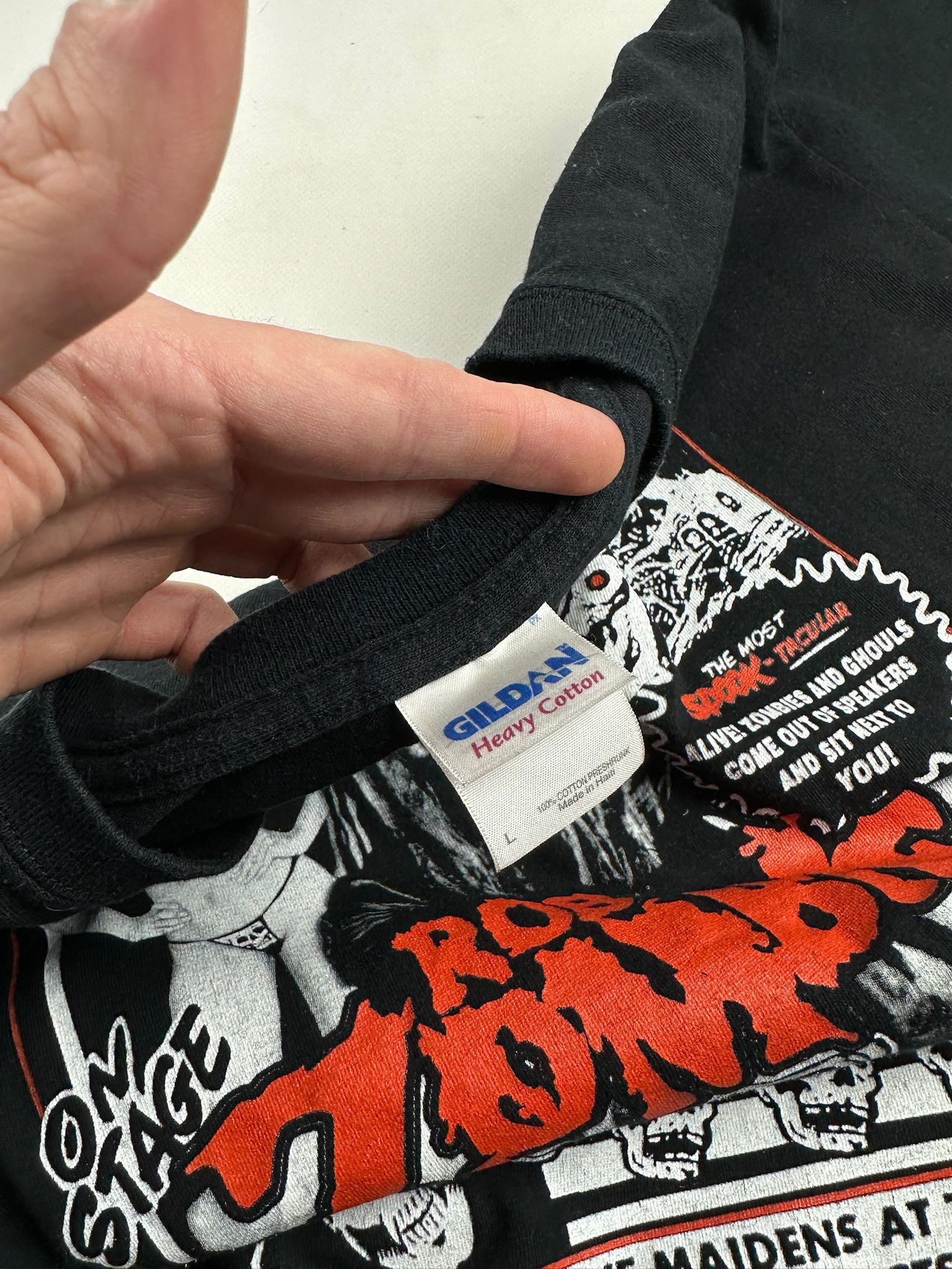 Band Tees Crazy Vintage Y2K Rob Zombie Human Blood Zombie Band Tee Size US L / EU 52-54 / 3 - 8 Thumbnail