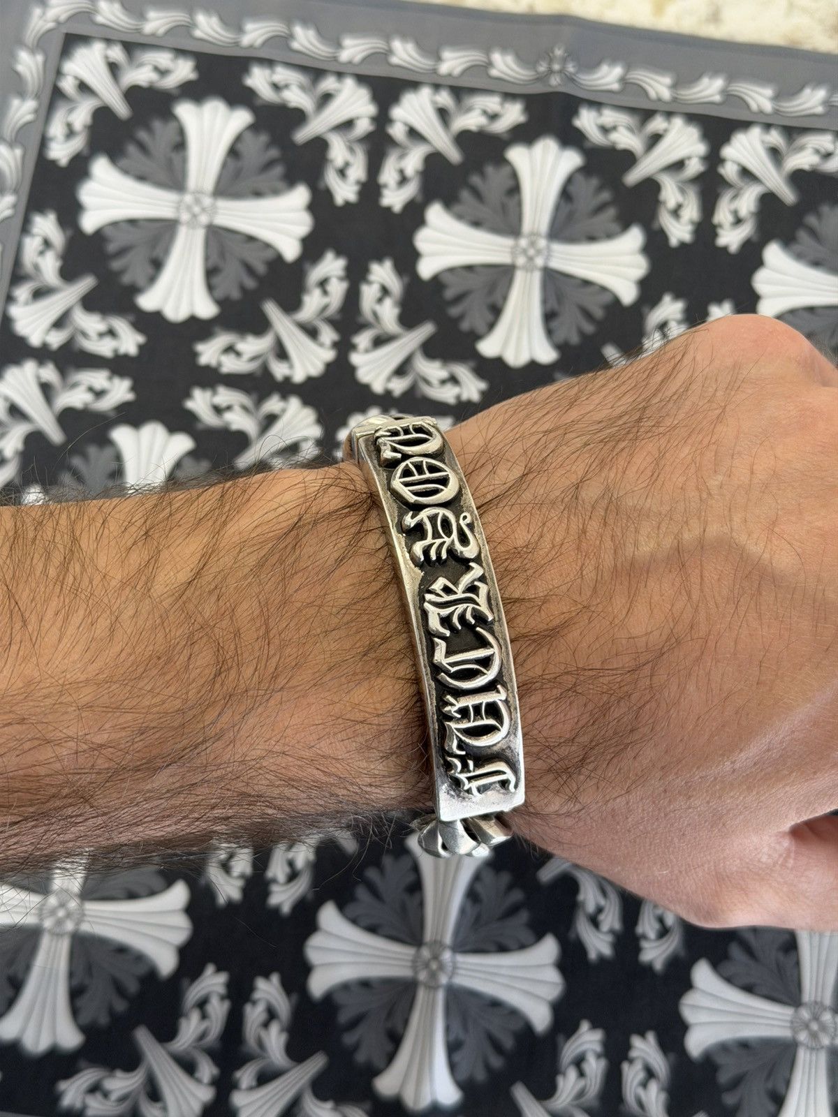 Chrome Hearts Chrome Hearts ‘Fuck You’ Bracelet Size ONE SIZE - 3 Thumbnail