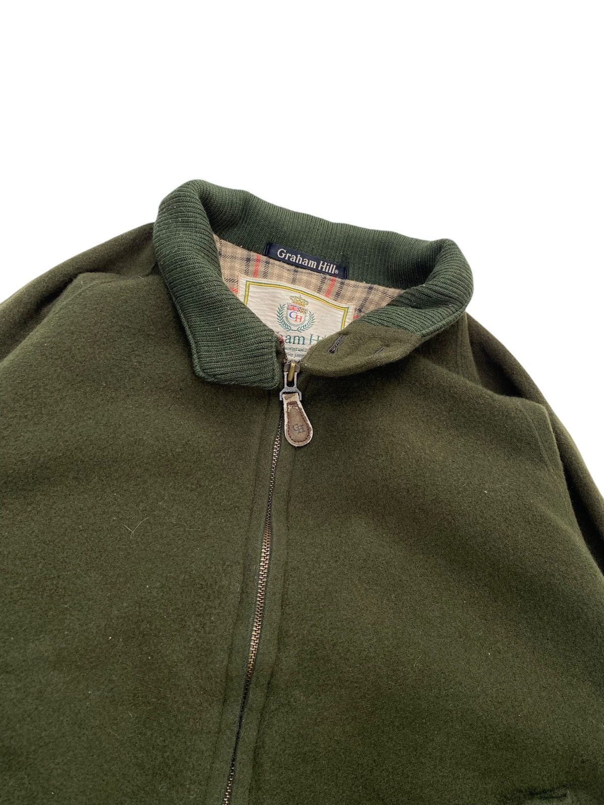 Japanese Brand Vtg Graham Hill Wool Bomber Jacket Size US M / EU 48-50 / 2 - 4 Thumbnail