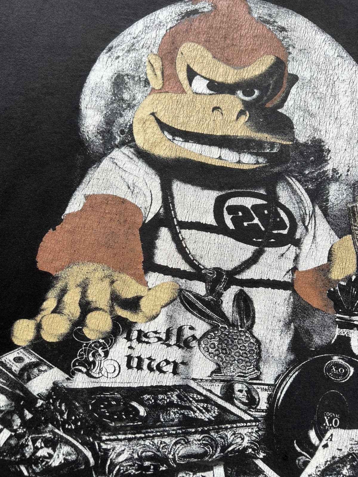 Vintage VTG ‘90s Donkey Kong Video Game Tee Shirt Hustler Zelda Size US XL / EU 56 / 4 - 6 Thumbnail