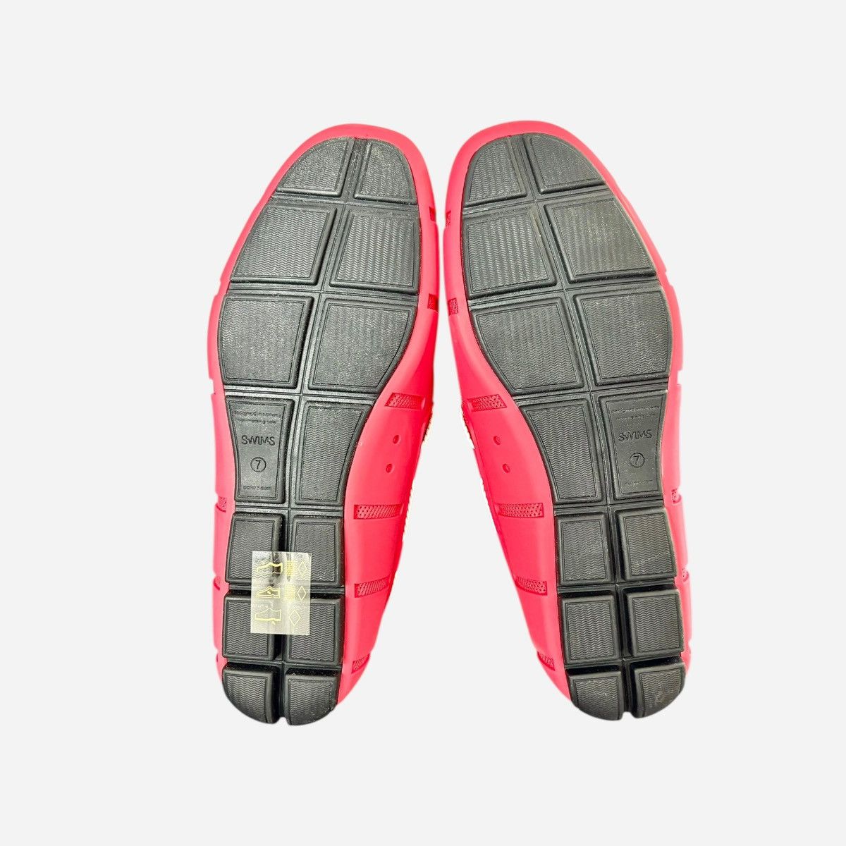 Swims Swims Unisex Wide Fit Red Rubber Loafers Women’s sz 9 Size US 9 / IT 39 - 9 Thumbnail