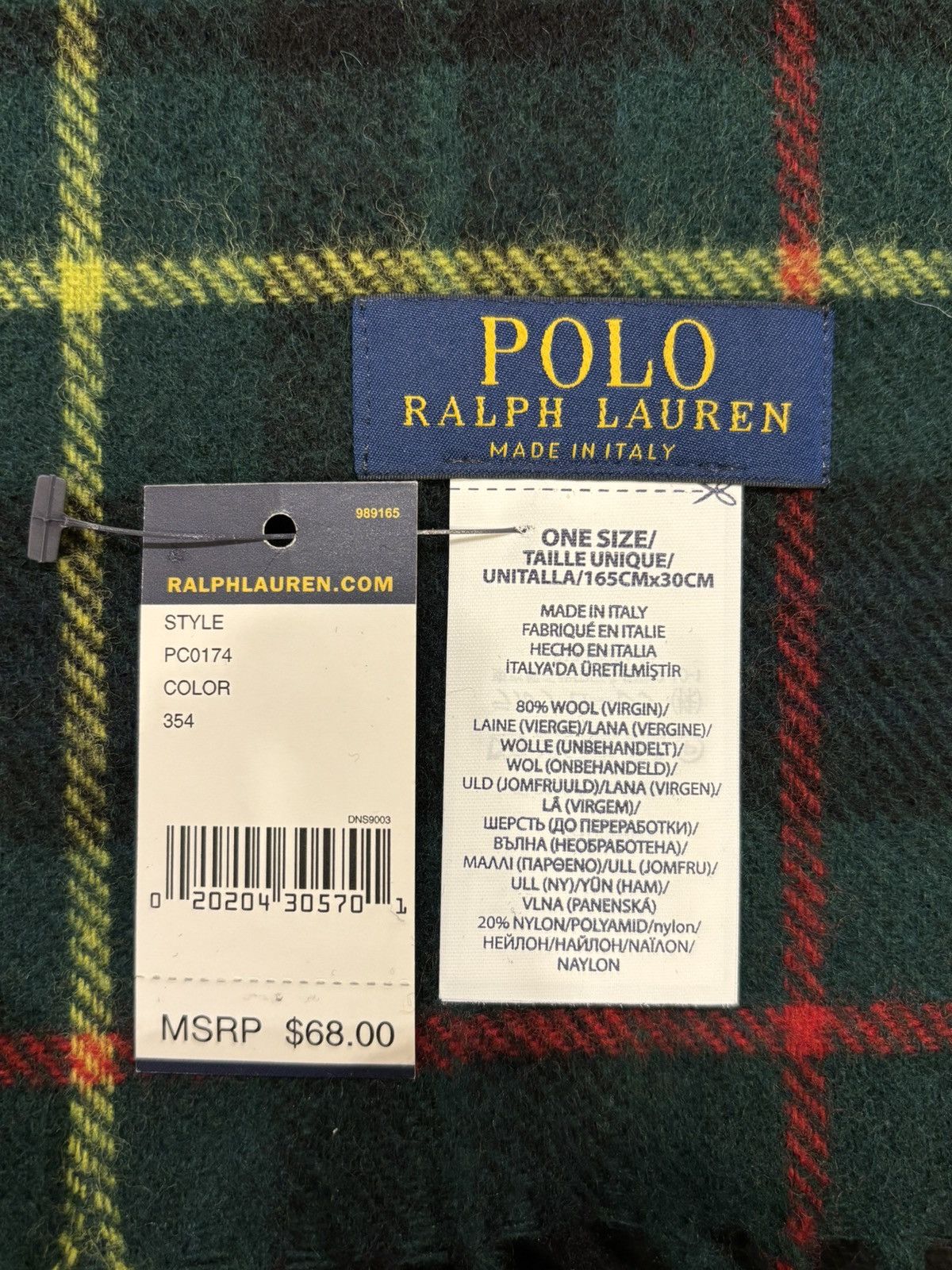 Polo Ralph Lauren Polo Ralph Lauren Christmas Bear Scarf Size ONE SIZE - 5 Thumbnail
