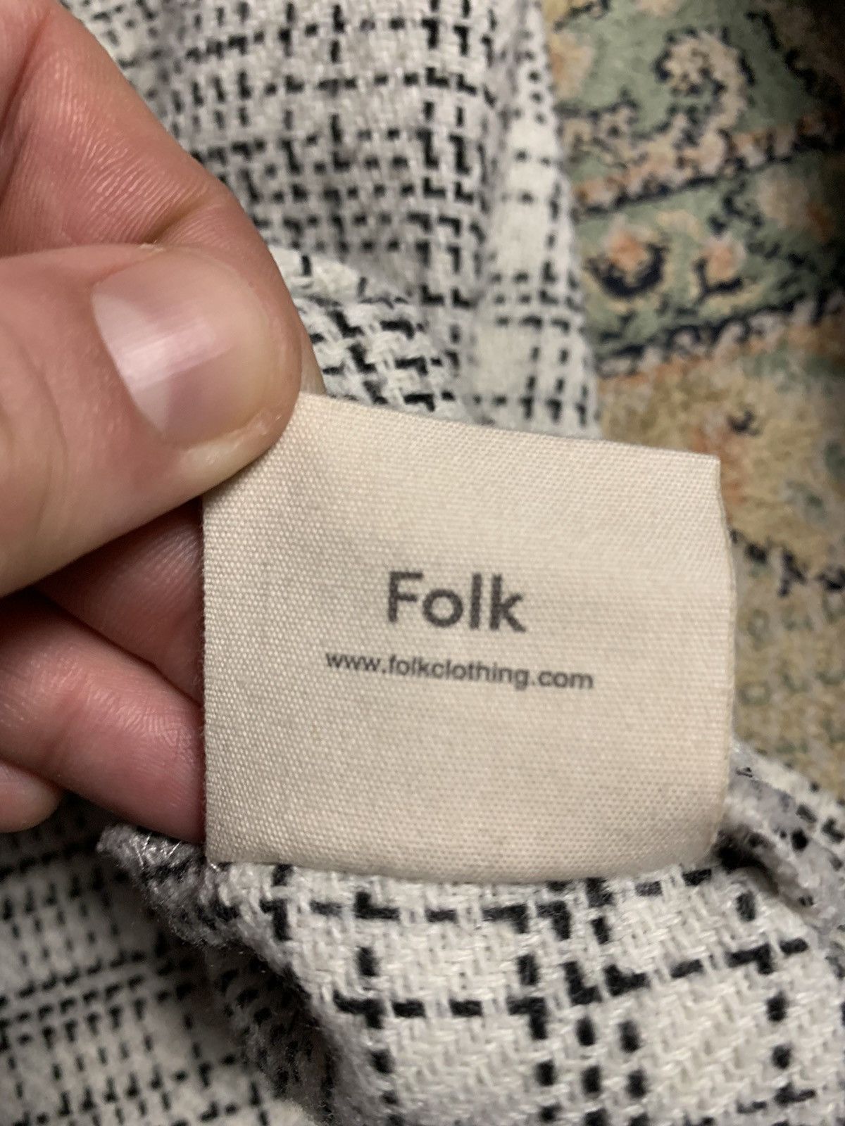 Folk Folk Arrow Overshirt Snacked Chore Jacket Check Heavy Thick Size US M / EU 48-50 / 2 - 7 Thumbnail