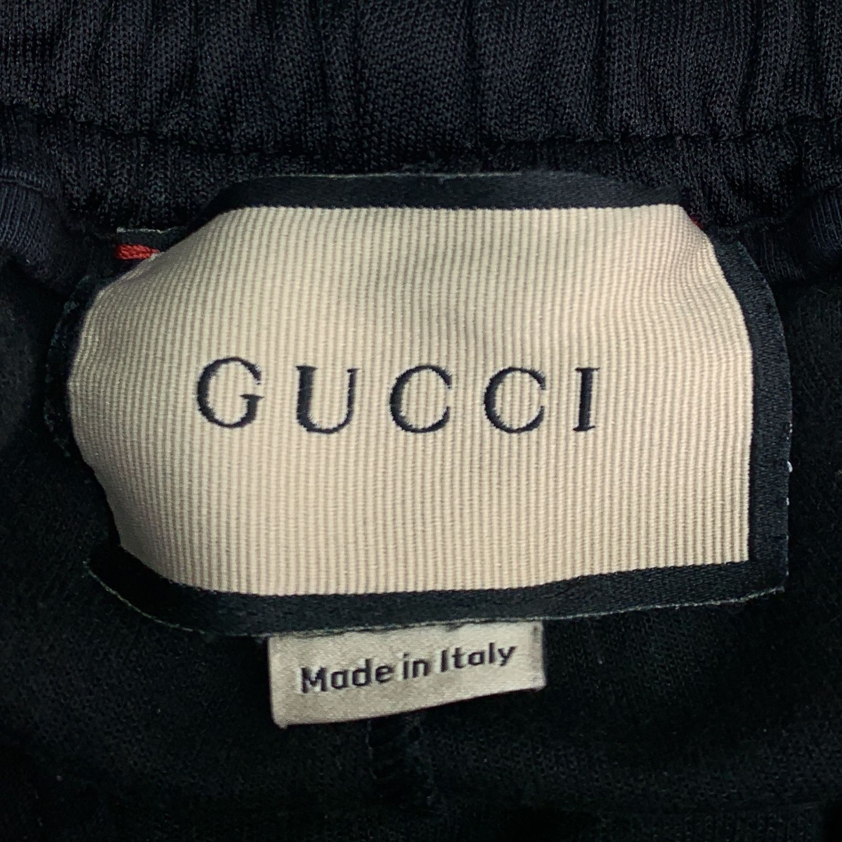 Gucci Gucci Black Side Logo Jacquard Drawstring Joggers (Size XS) Size 27" / US 4 / IT 40 - 2 Thumbnail