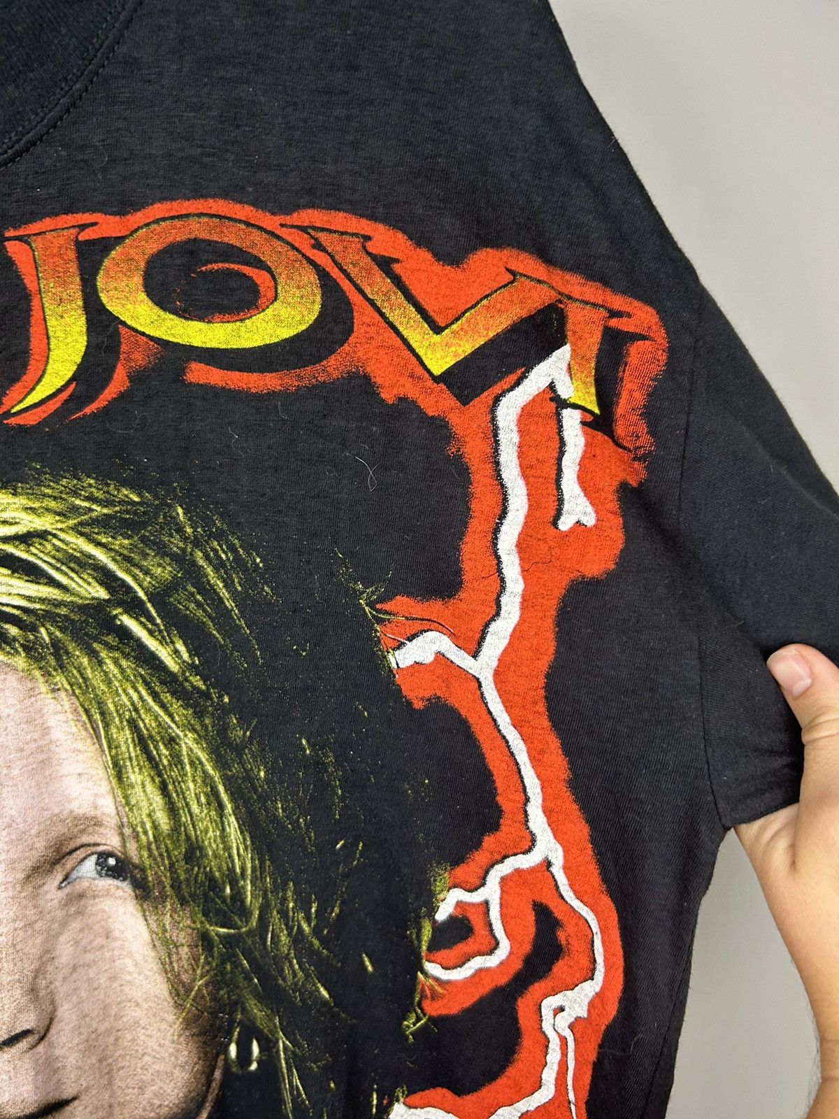 Band Tees × Bon Jovi × Vintage Vintage 90s Bon Jovi All Over Print T shirt Size US L / EU 52-54 / 3 - 9 Thumbnail