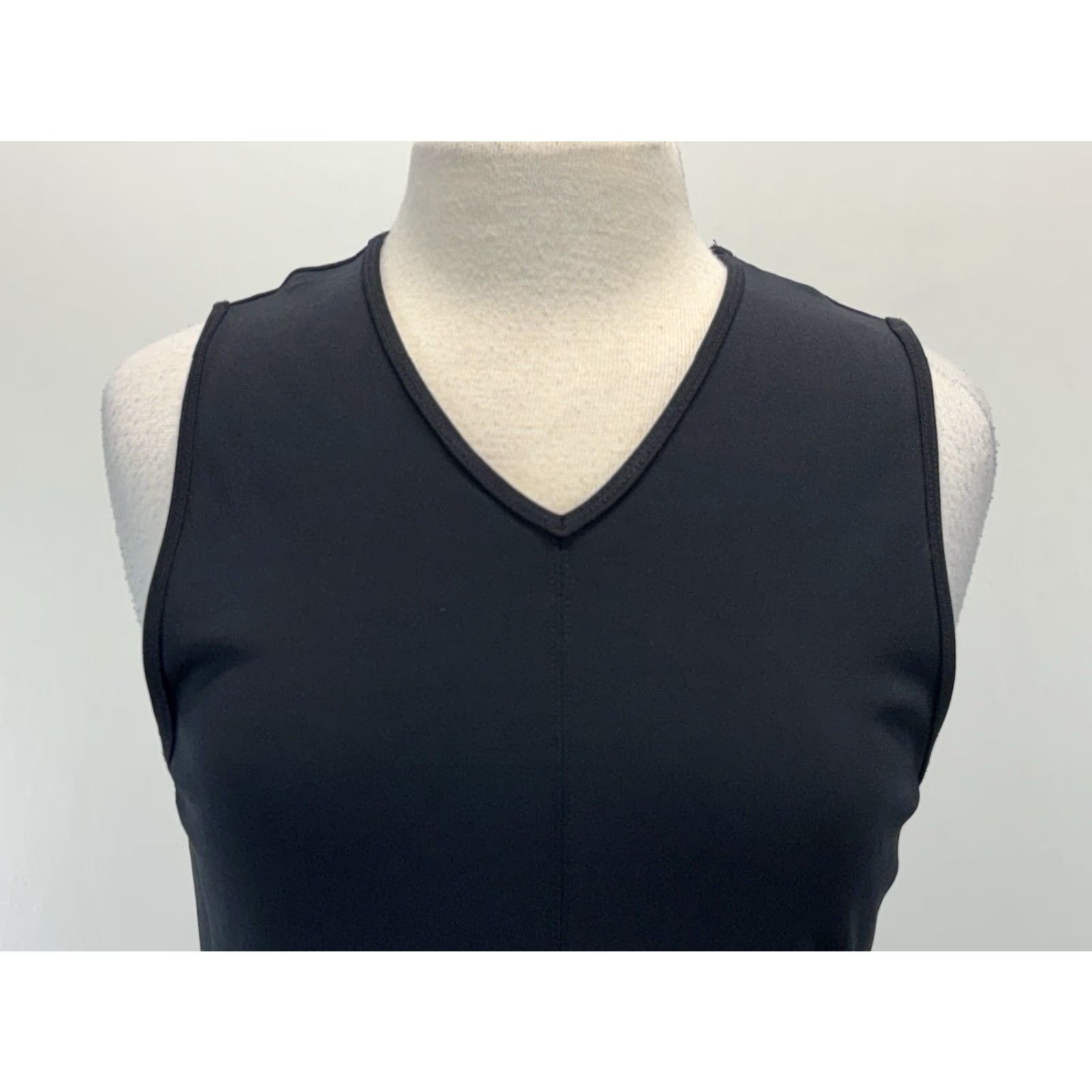 Loft VINTAGE LOFT Maxi Dress Womens PL Black Sleeveless Petite Large Y2K Capsule Pullover Solid Long Sleeveless Size L / US 10 / IT 46 - 5 Thumbnail