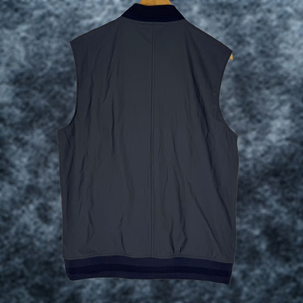 Alfani Alfani Alfatech Bomber Vest Mens M Ebony Grey Full Zip Stretch Size US M / EU 48-50 / 2 - 1 Thumbnail