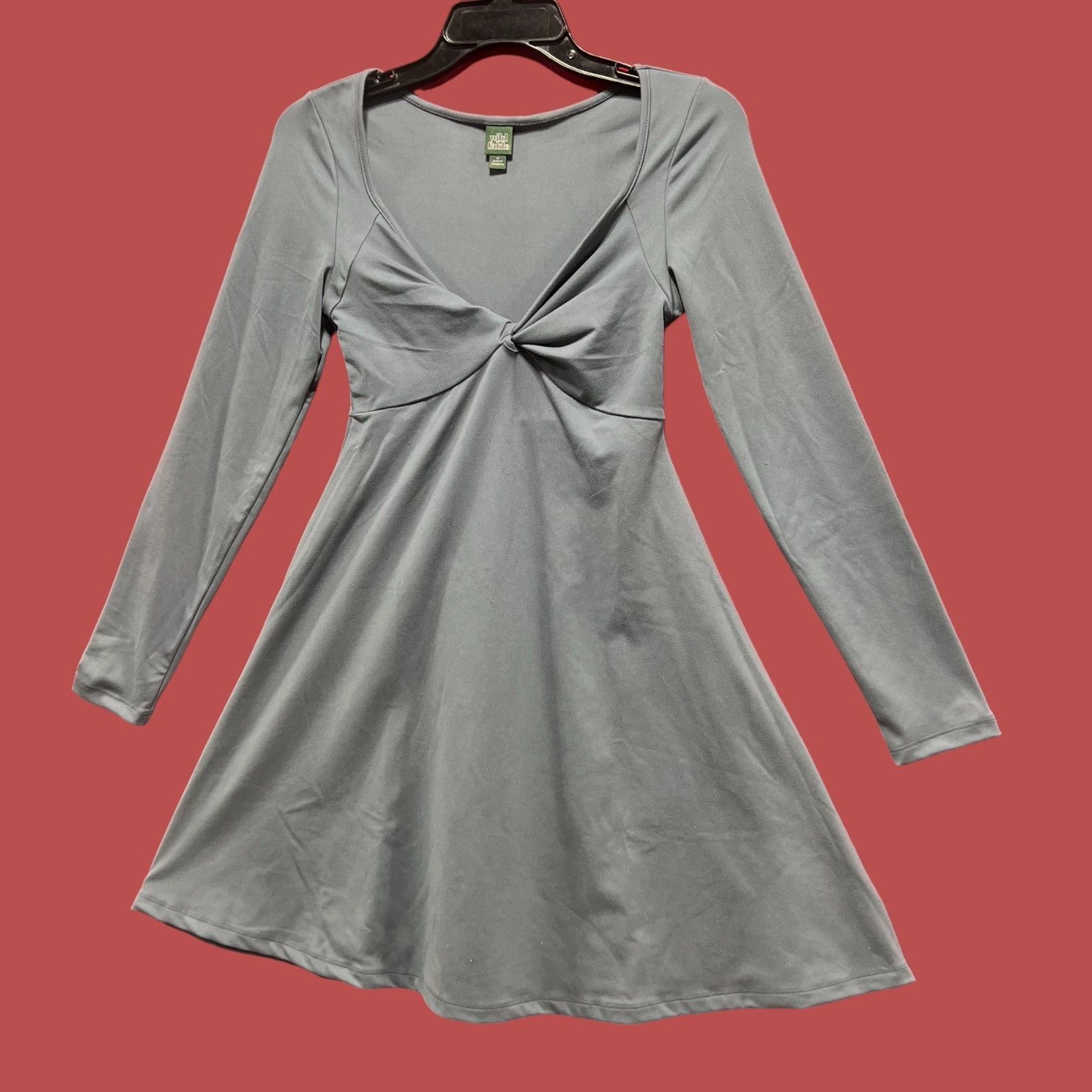 Other Wild Fable - Women's Long Sleeve Twist - Front Mini Knit Ska Size M / US 6-8 / IT 42-44 - 14 Thumbnail