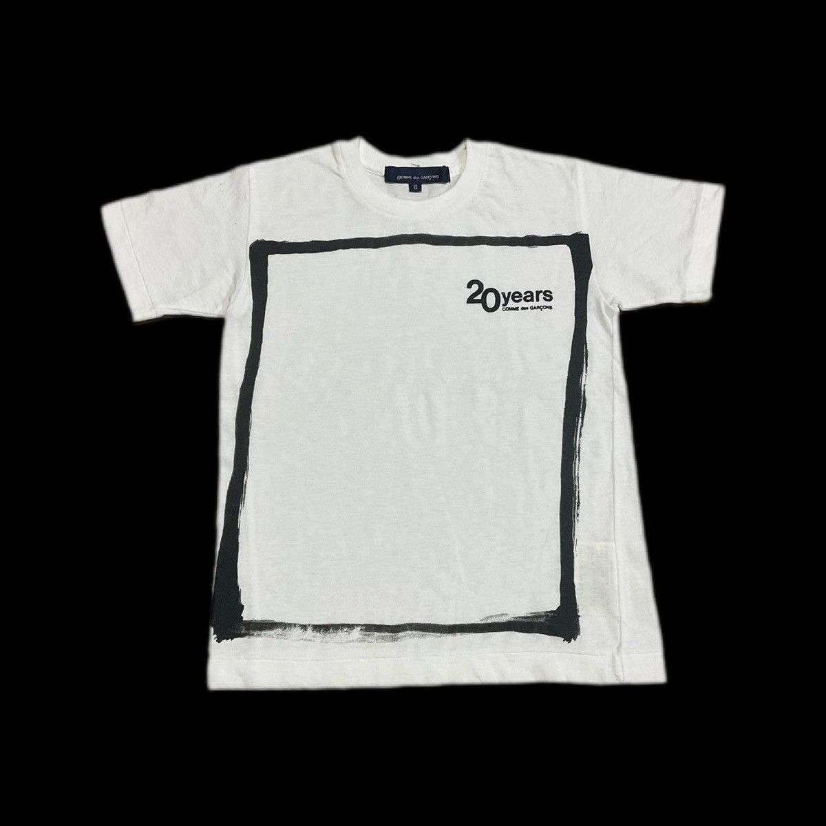 image of Archived Ad1992 Comme Des Garcons 20 Years Kids Shirt in White (Size 2XS)