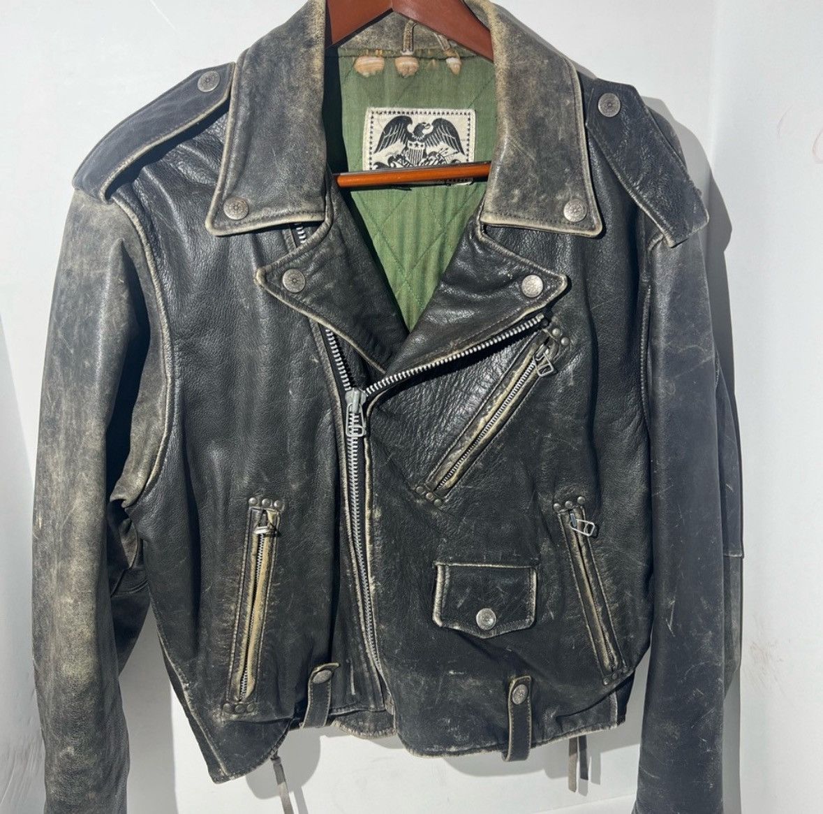 Avirex Vintage Avirex Leather Biker Jacket Size US S / EU 44-46 / 1 - 2 Thumbnail