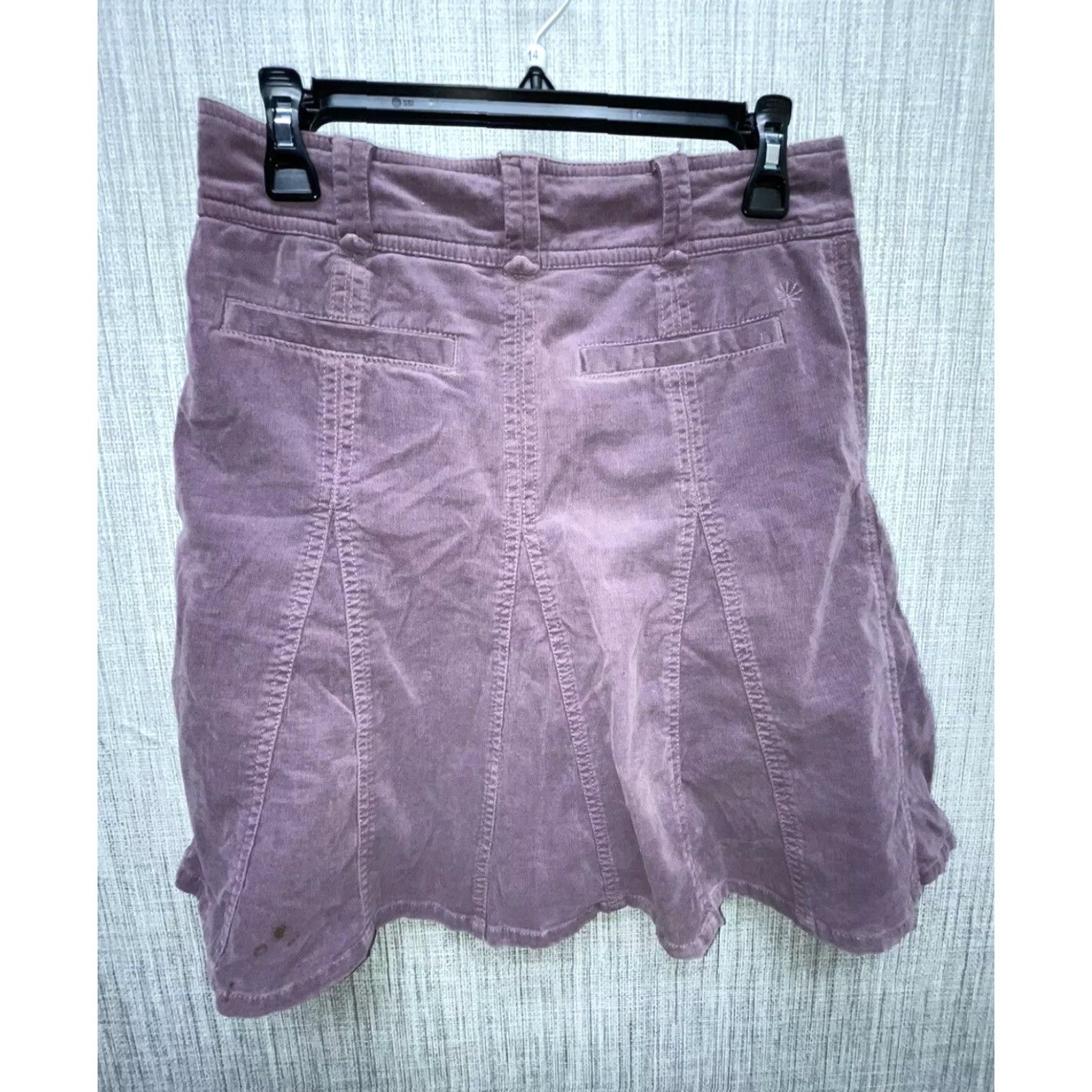 Athleta Athleta Velvet Skirt Purple Womens Size 4 Knee Length Skirt Regular Women Size 27" / US 4 / IT 40 - 4 Thumbnail