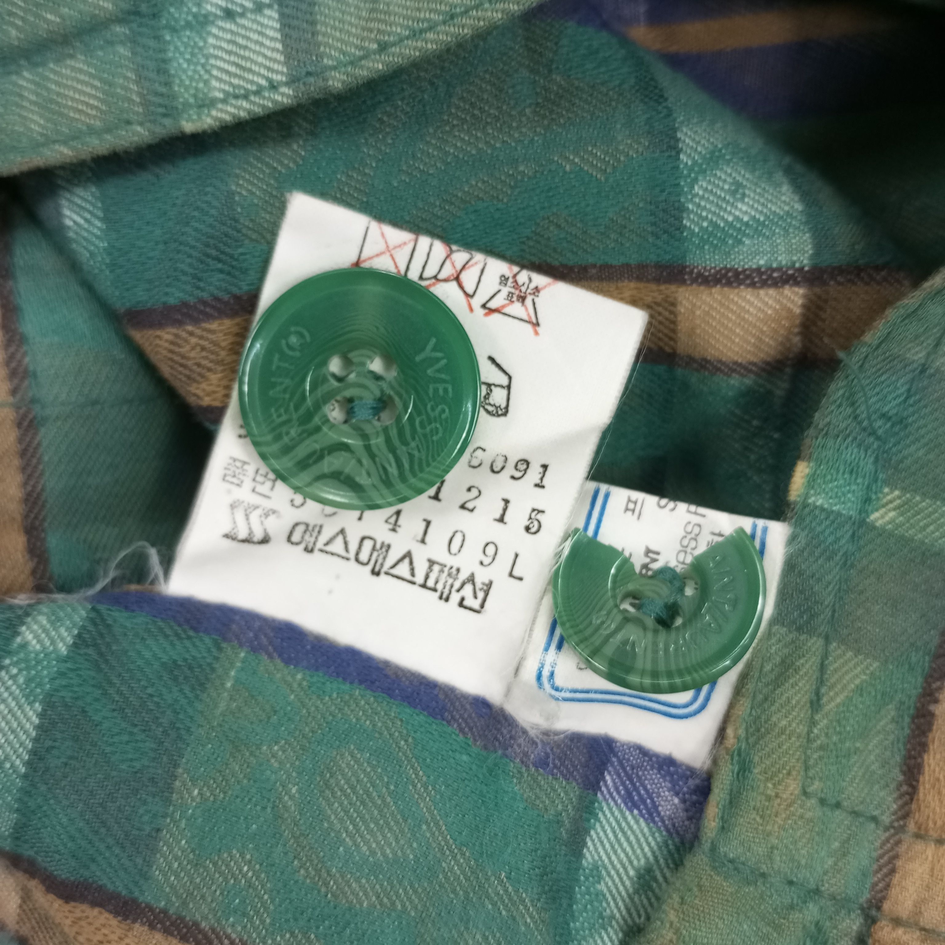 Vintage × Yves Saint Laurent Yves Saint Laurent Small Logo Design Jacket Size US XL / EU 56 / 4 - 9 Thumbnail