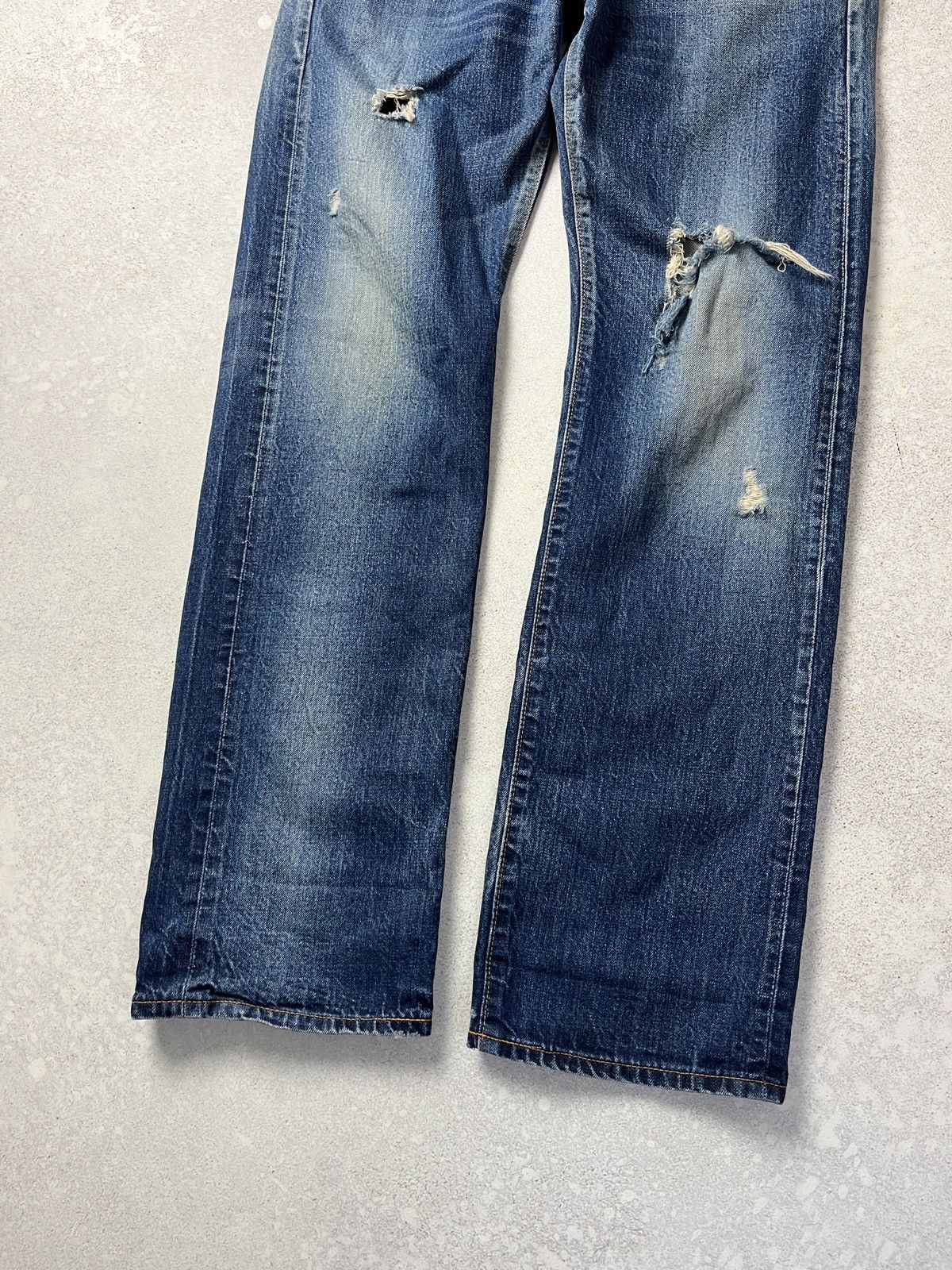 Edwin Edwin Jeans Selvedge Straight Blue Vintage W32 L33 Size US 32 / EU 48 - 2 Thumbnail