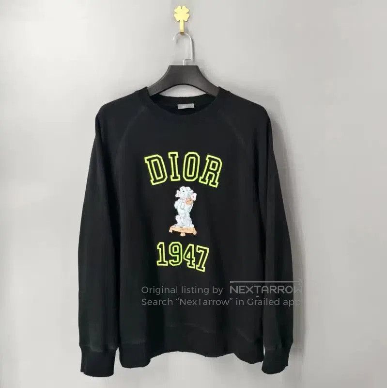 Dior Black Cotton Men's Sweatshirt .