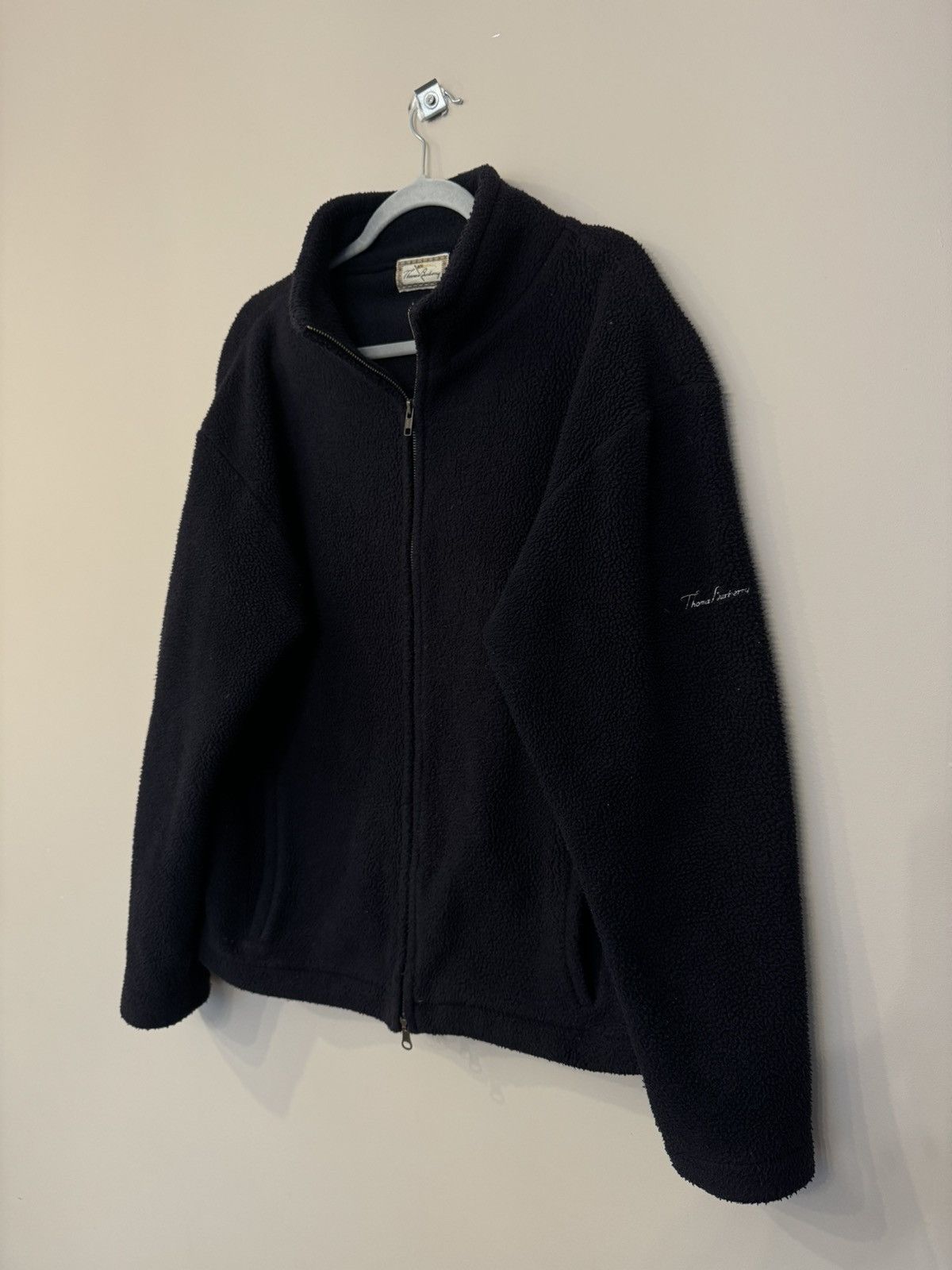 Burberry Thomas Burberry Fleece Zip Up Polar Sherpa sweatshirt 90s Size US L / EU 52-54 / 3 - 2 Thumbnail
