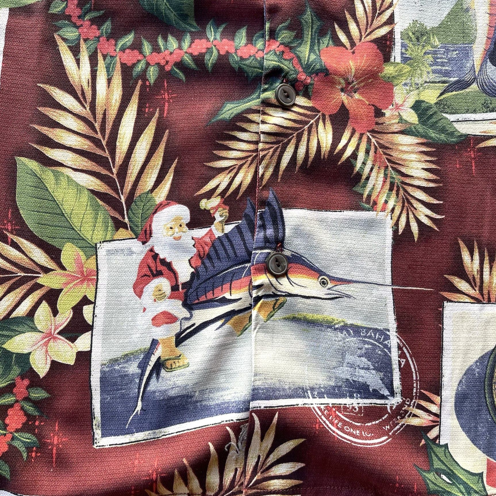 Tommy Bahama Tommy Bahama Shirt Mens Large Red Silk Button-Up Short Sleeve Christmas Hawaiian Beach Shirt Mens Large Red Silk Button-Up Christmas Hawaiian Beach Size US L / EU 52-54 / 3 - 3 Thumbnail