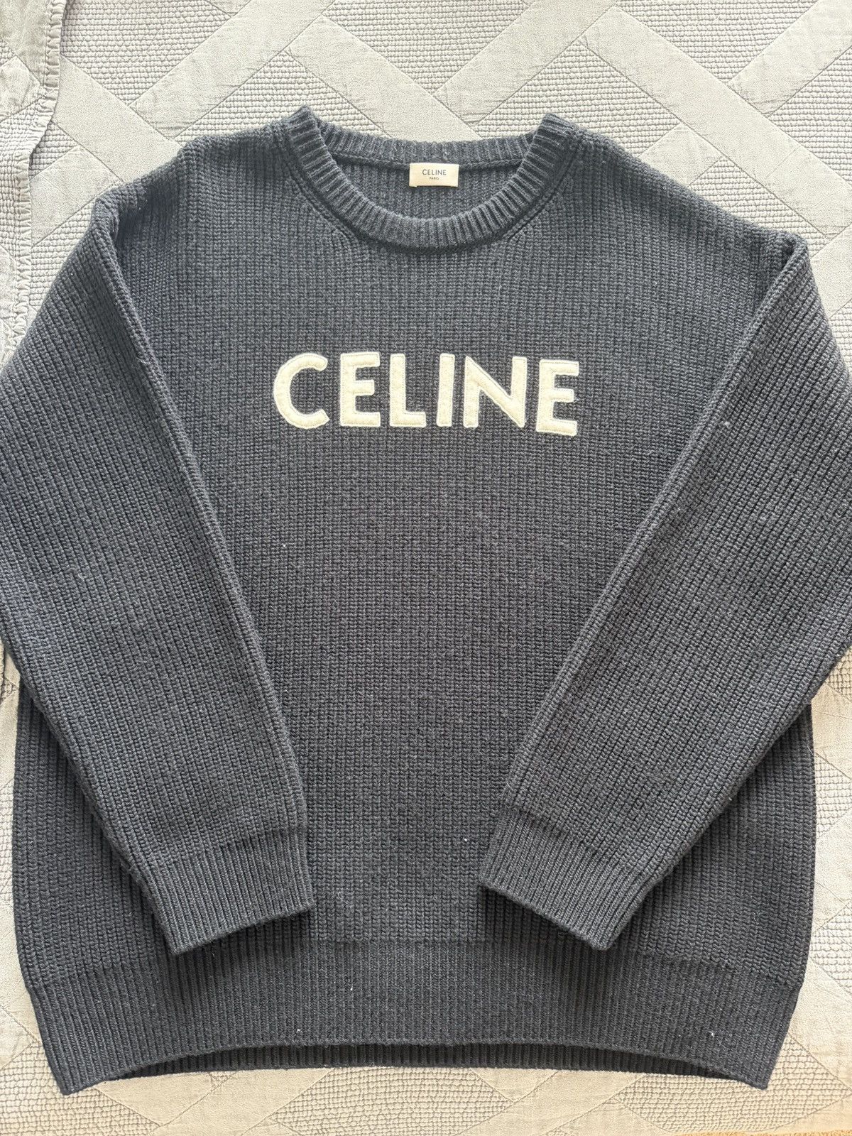 Celine Celine Wool Sweater Size US L / EU 52-54 / 3 - 1 Thumbnail