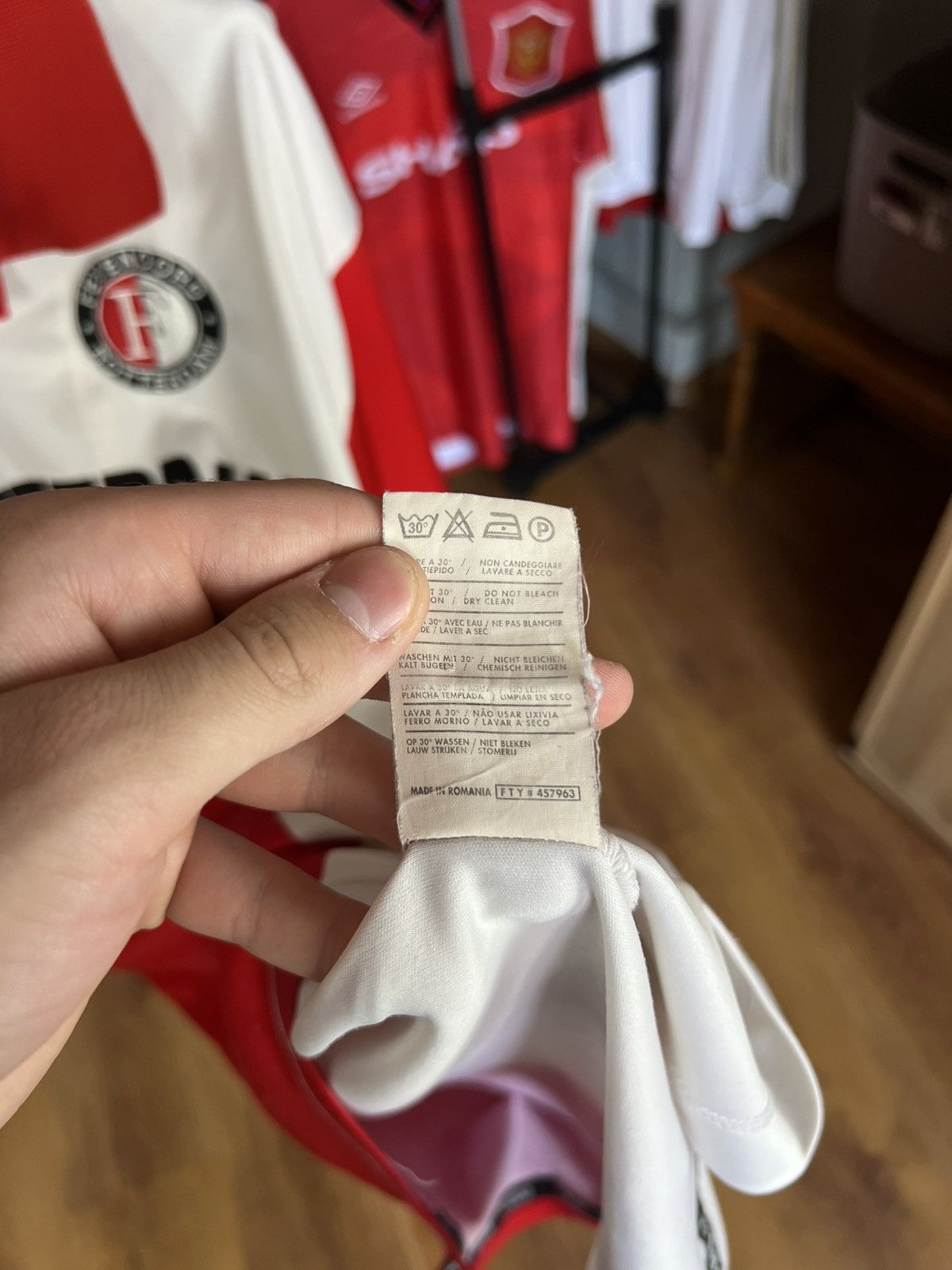 Kappa Soccer Jersey Kappa Feyenoord 2000/01 Vintage Retro Kit Size US XL / EU 56 / 4 - 8 Thumbnail