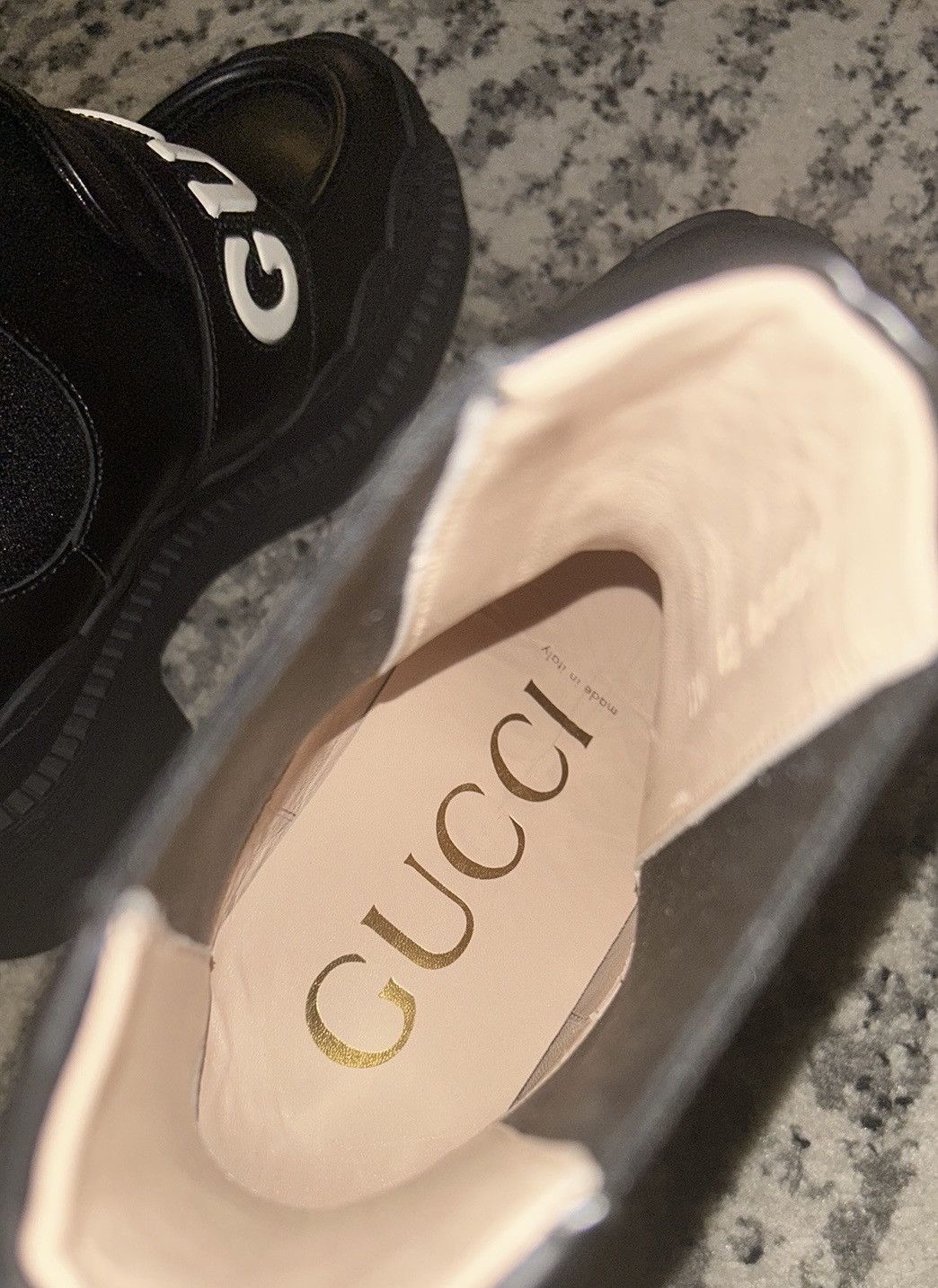 Gucci Gucci 60mm Logo Lettering Leather Boots Size US 8 / IT 38 - 8 Thumbnail