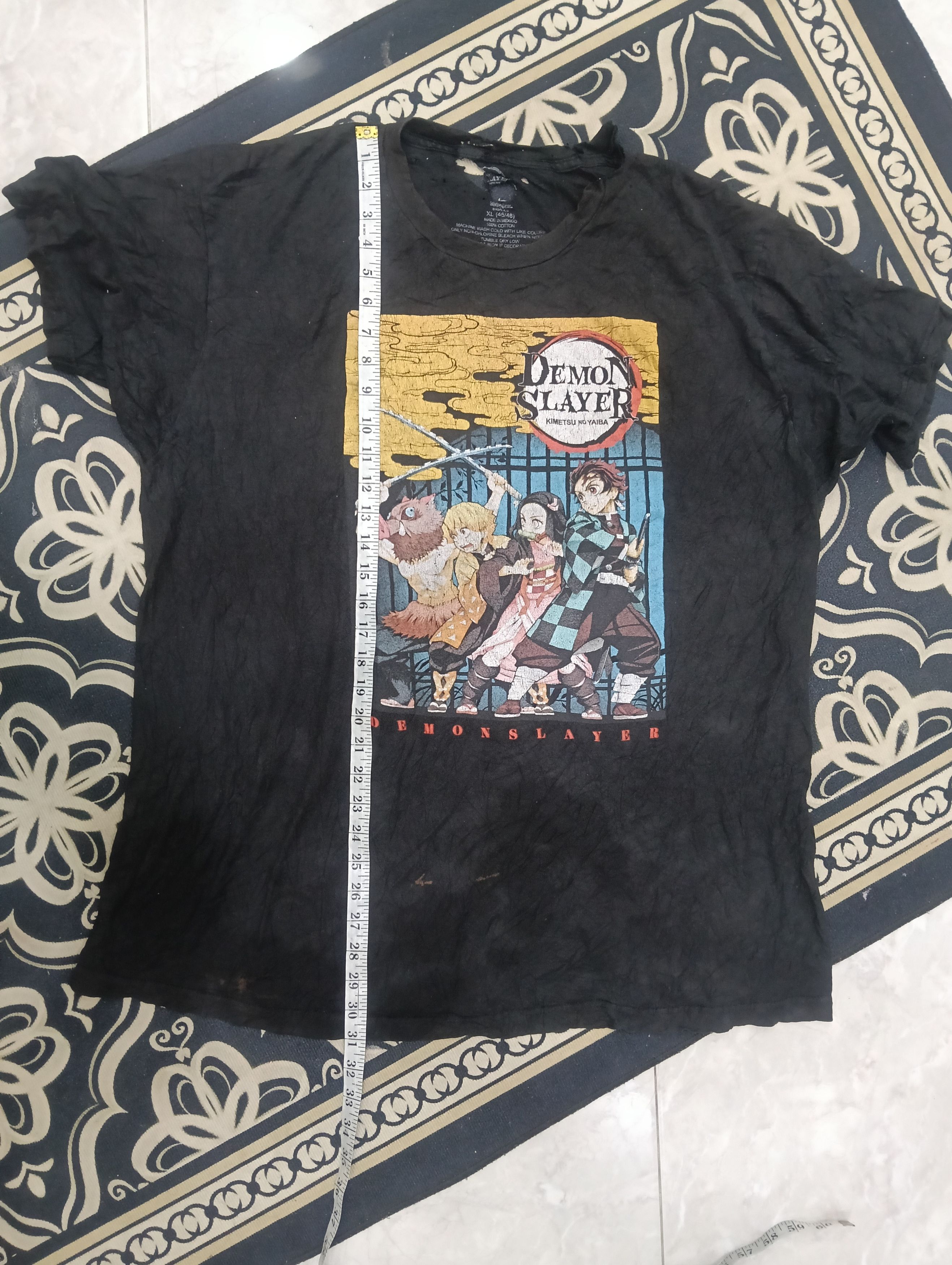 Anime Thrashed Sick Demon Slayer Japan Anime Shirt Size US XL / EU 56 / 4 - 8 Thumbnail