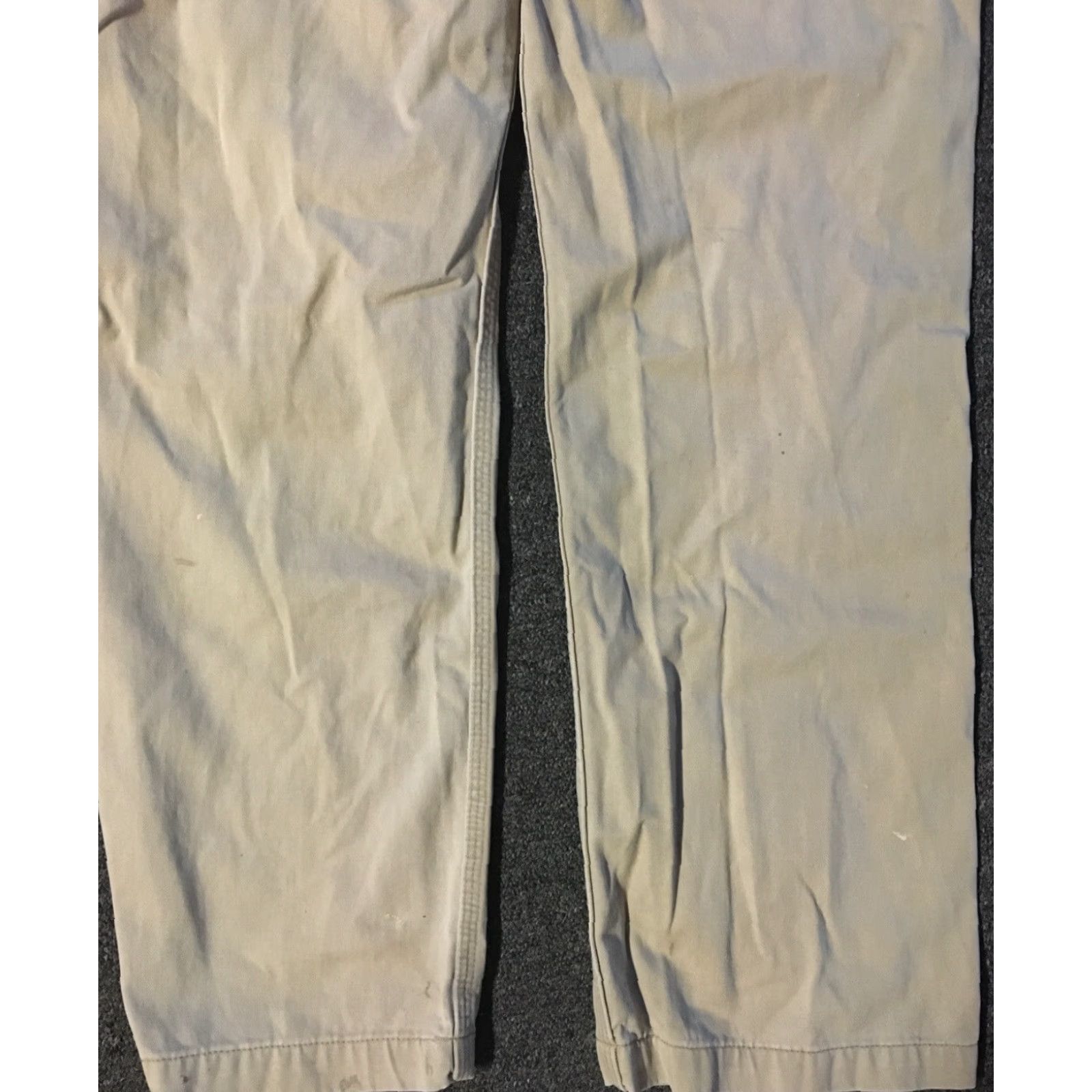 Carhartt VINTAGE Carhartt Distress Paint Splatter Pants 33/31 Beige Grunge Biker Punk Work 90s Mens Pants Size US 33 - 6 Thumbnail