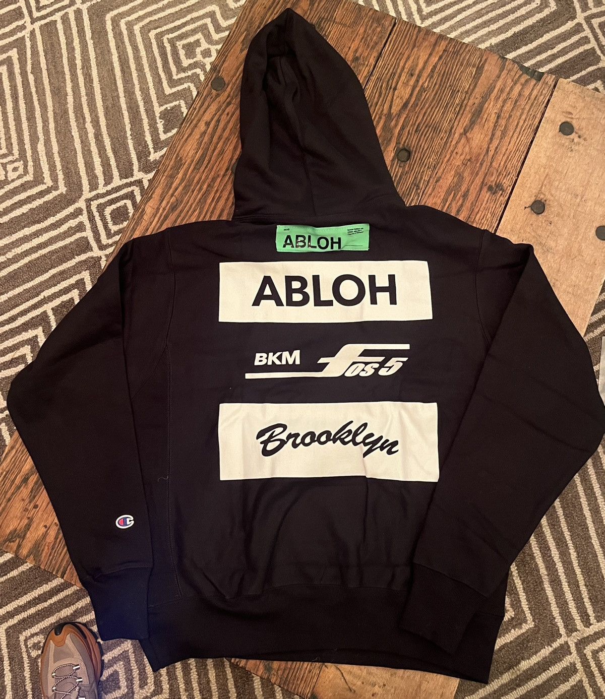 Champion Reverse Weave Pullover Brooklyn Abloh Hoodie Size US M / EU 48-50 / 2 - 2 Thumbnail