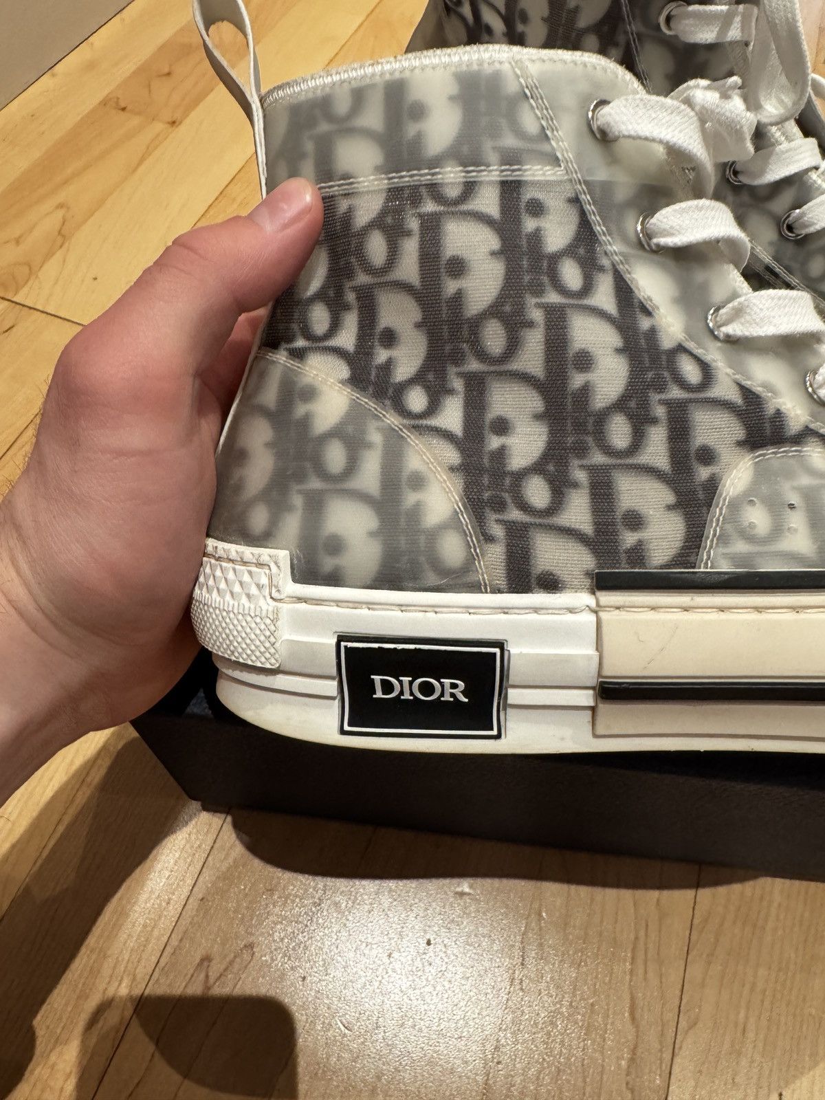 Dior Dior B23 sneakers High top Size US 10.5 / EU 43-44 - 2 Thumbnail