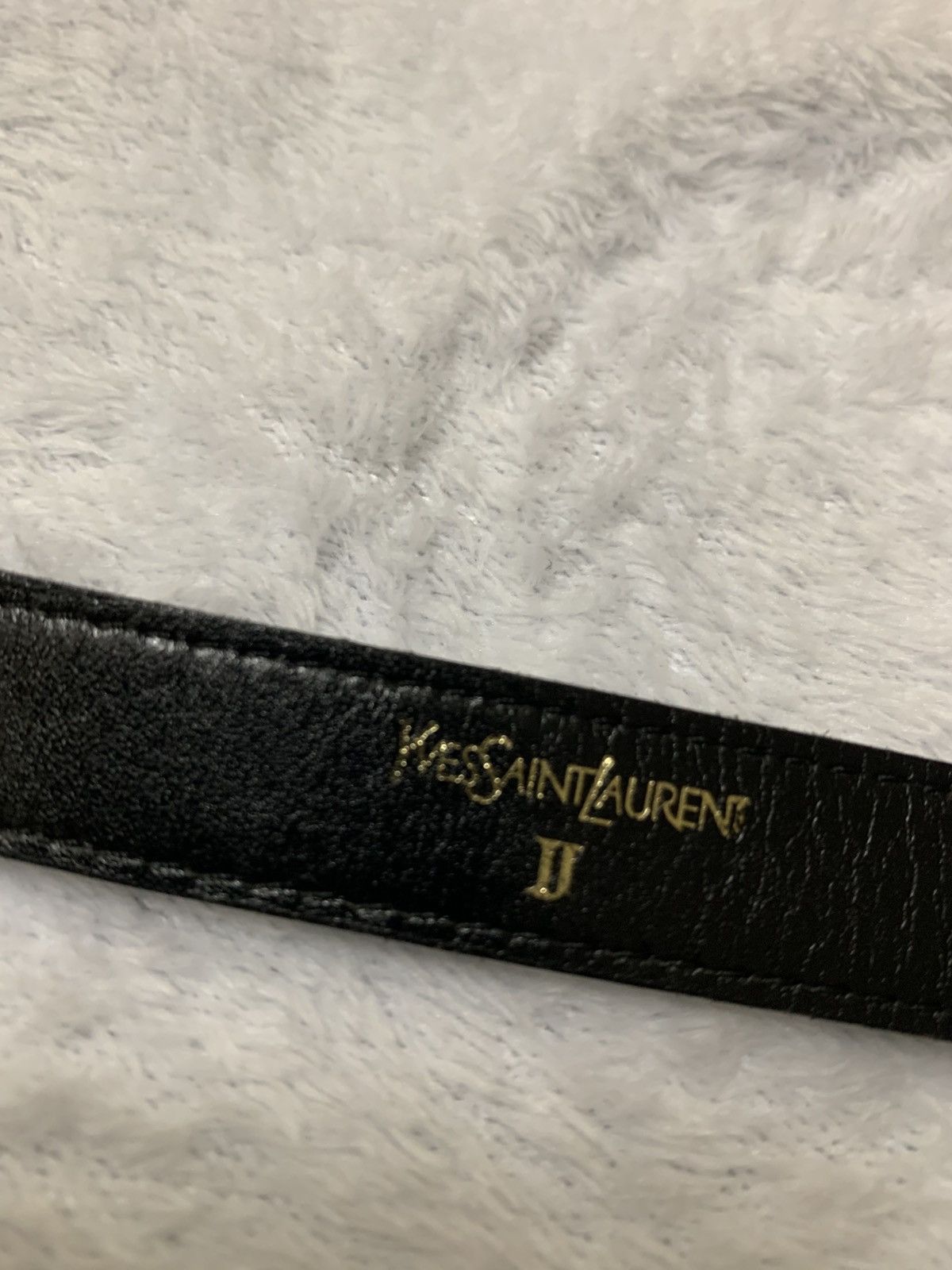 Yves Saint Laurent YSL leather belt Size ONE SIZE - 6 Thumbnail