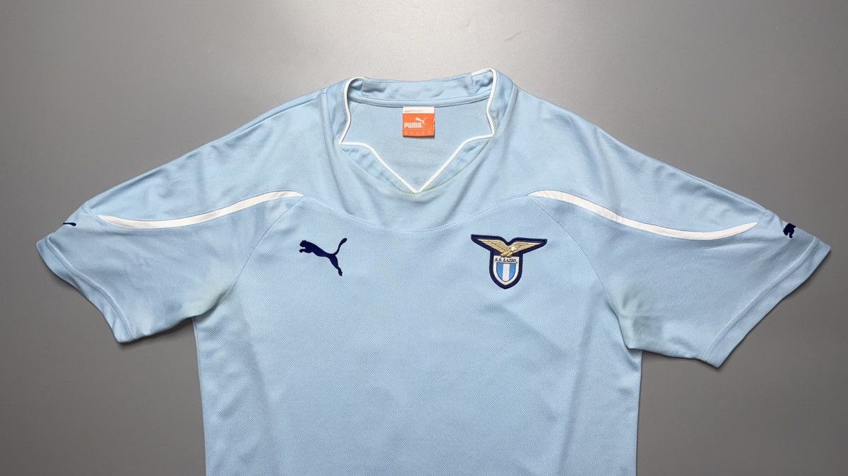 Puma LAZIO PUMA 2011/2012 FOOTBALL SOCCER HOME JERSEY #9 ROCCHI Size US M / EU 48-50 / 2 - 3 Thumbnail