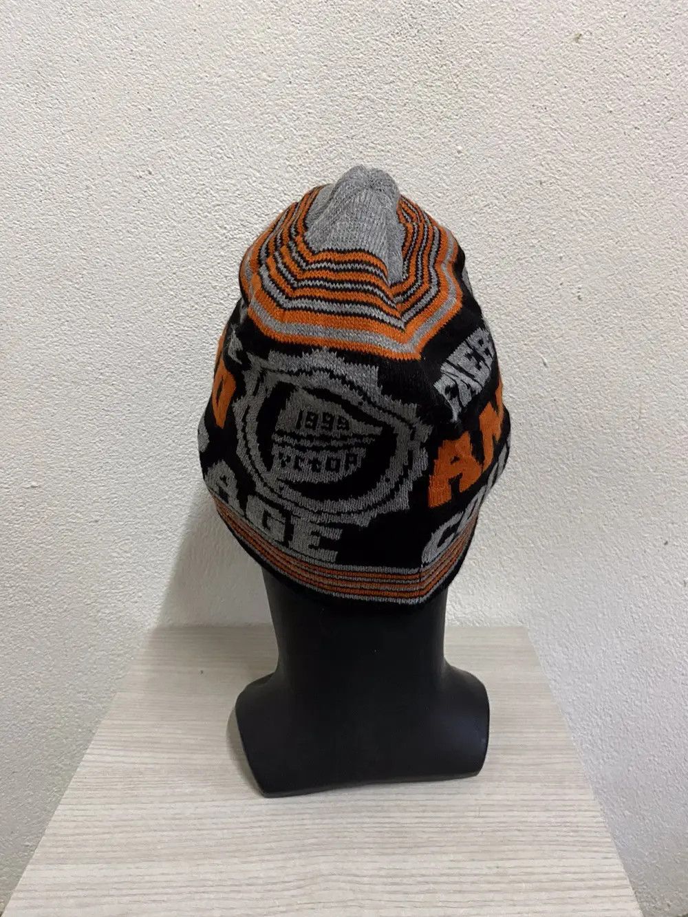 Japanese Brand × Vintage Japanese Brand Overprint Beanie Hat Size ONE SIZE - 4 Thumbnail