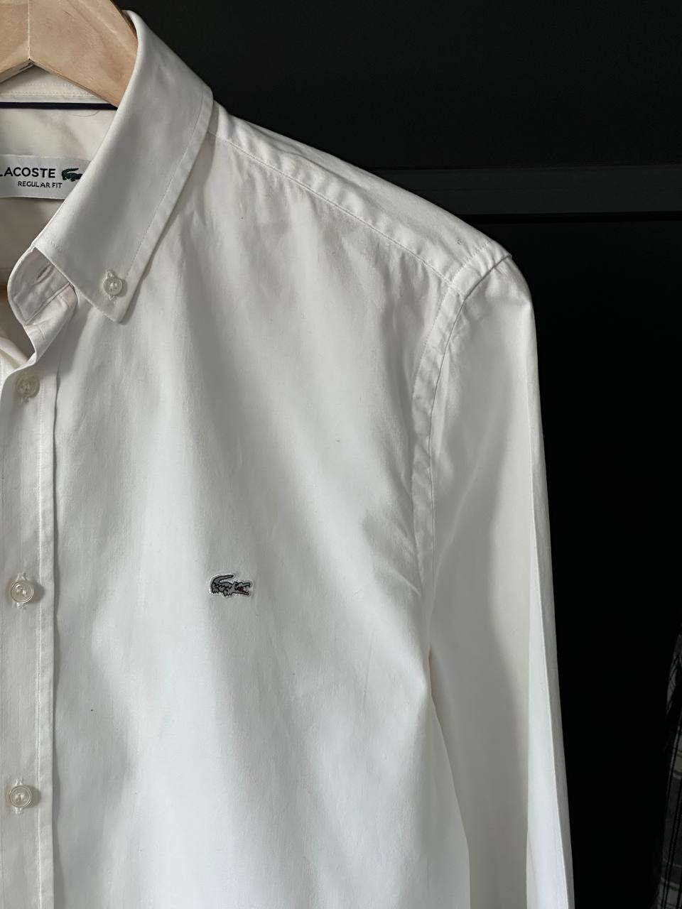 Designer × Lacoste Lacoste White Oxford Casual Shirt Size US M / EU 48-50 / 2 - 4 Thumbnail