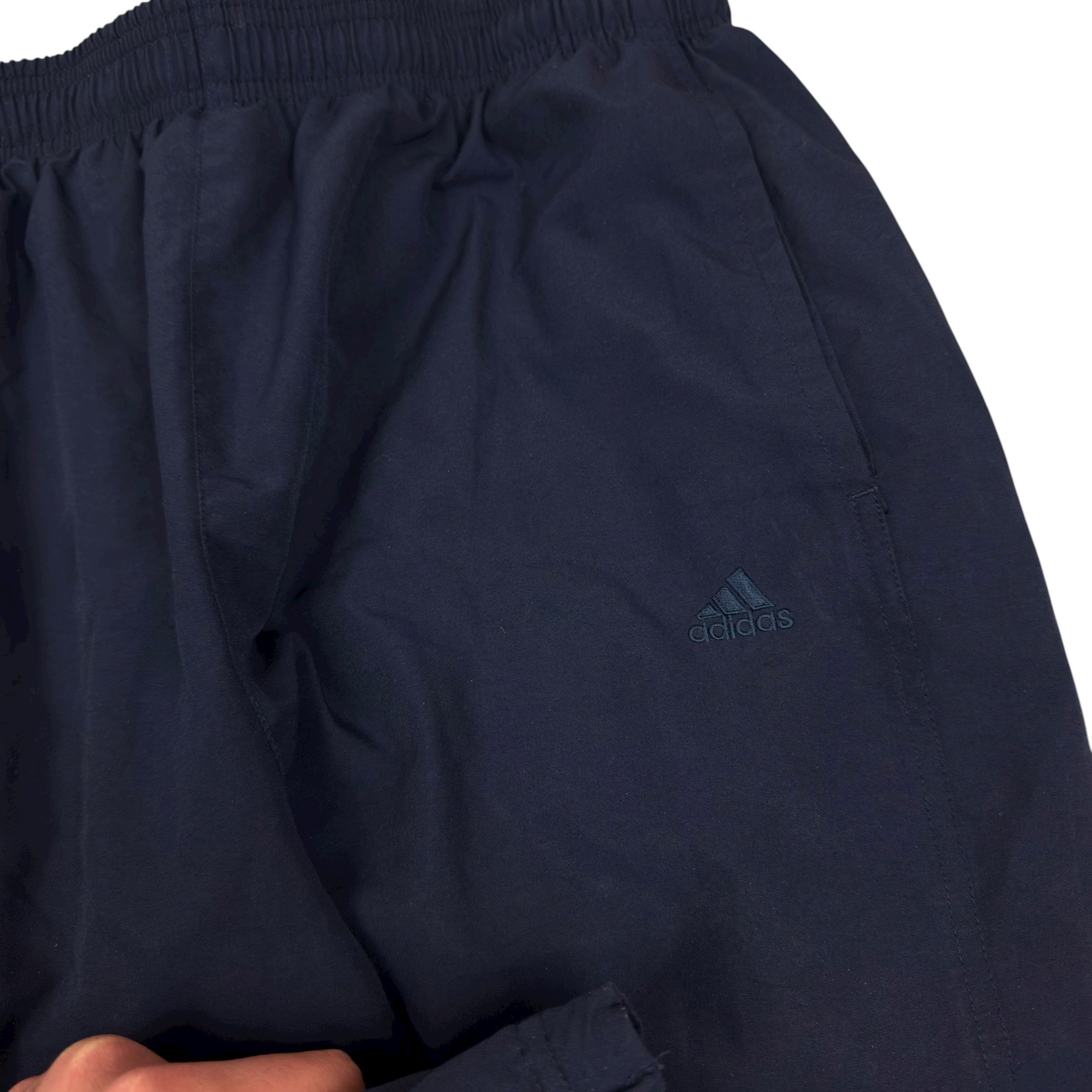 Adidas Adidas Navy Blue Straight Leg Ankle Zip Track Pants Size US 30 / EU 46 - 5 Thumbnail