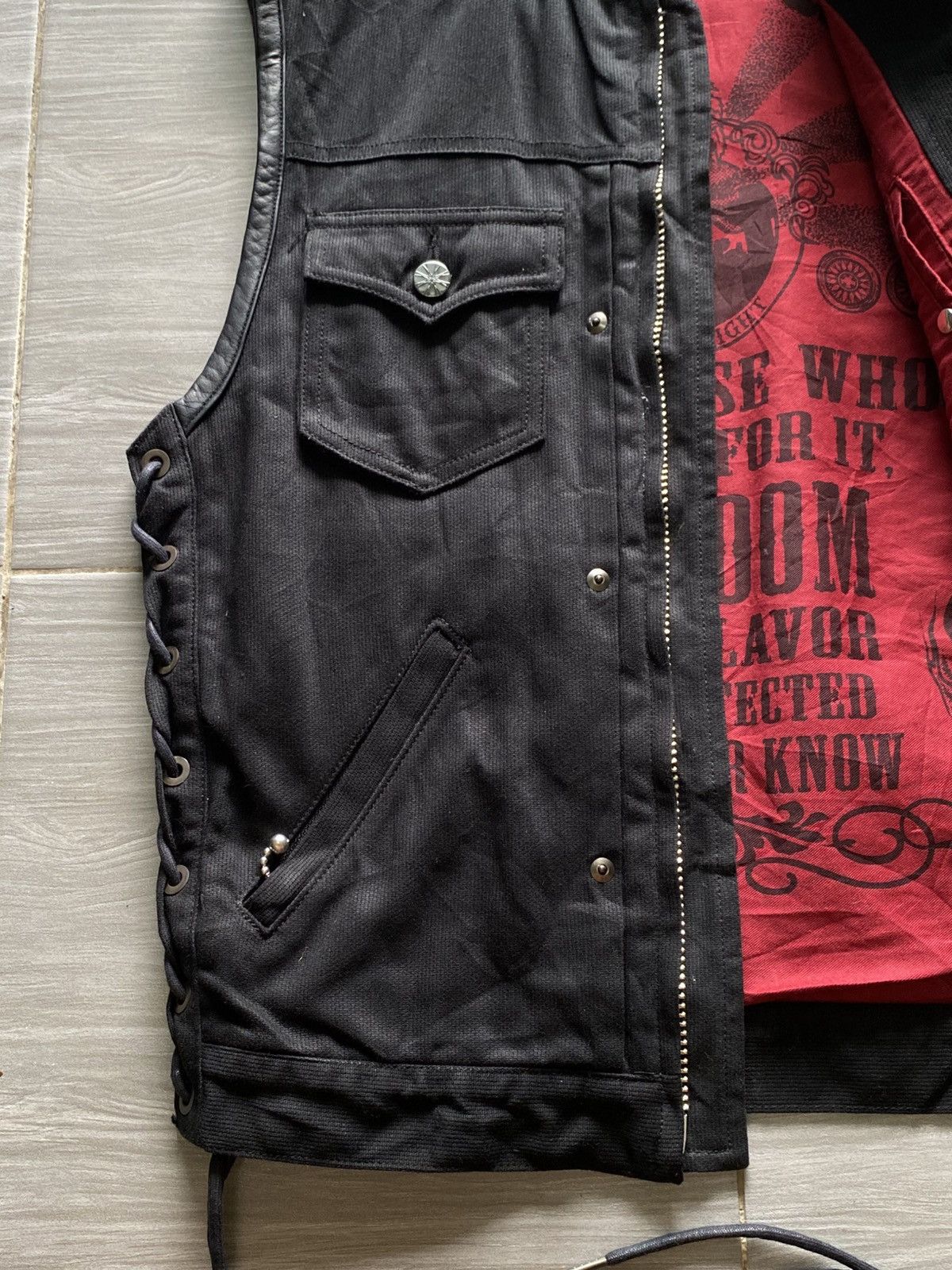 Vintage Vtg Skull Flight Vest Ride Size US M / EU 48-50 / 2 - 8 Thumbnail