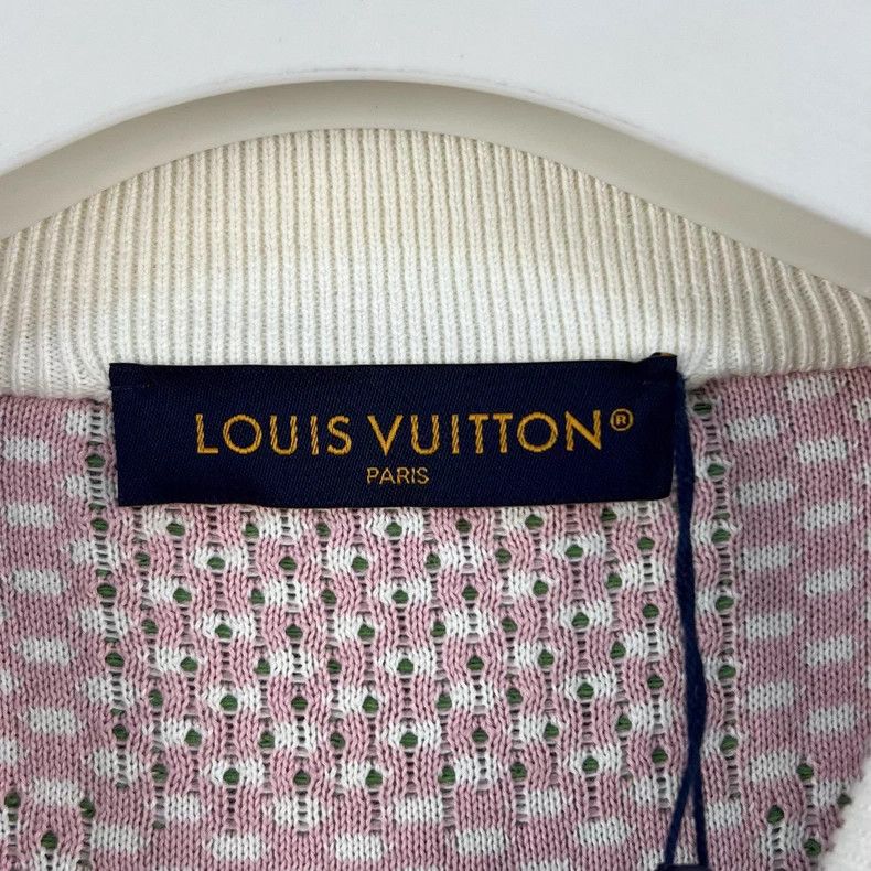 Louis Vuitton Louis Vuitton SS24 Logo monogrammed zip-up long-sleeve kni Size US XXL / EU 58 / 5 - 4 Thumbnail