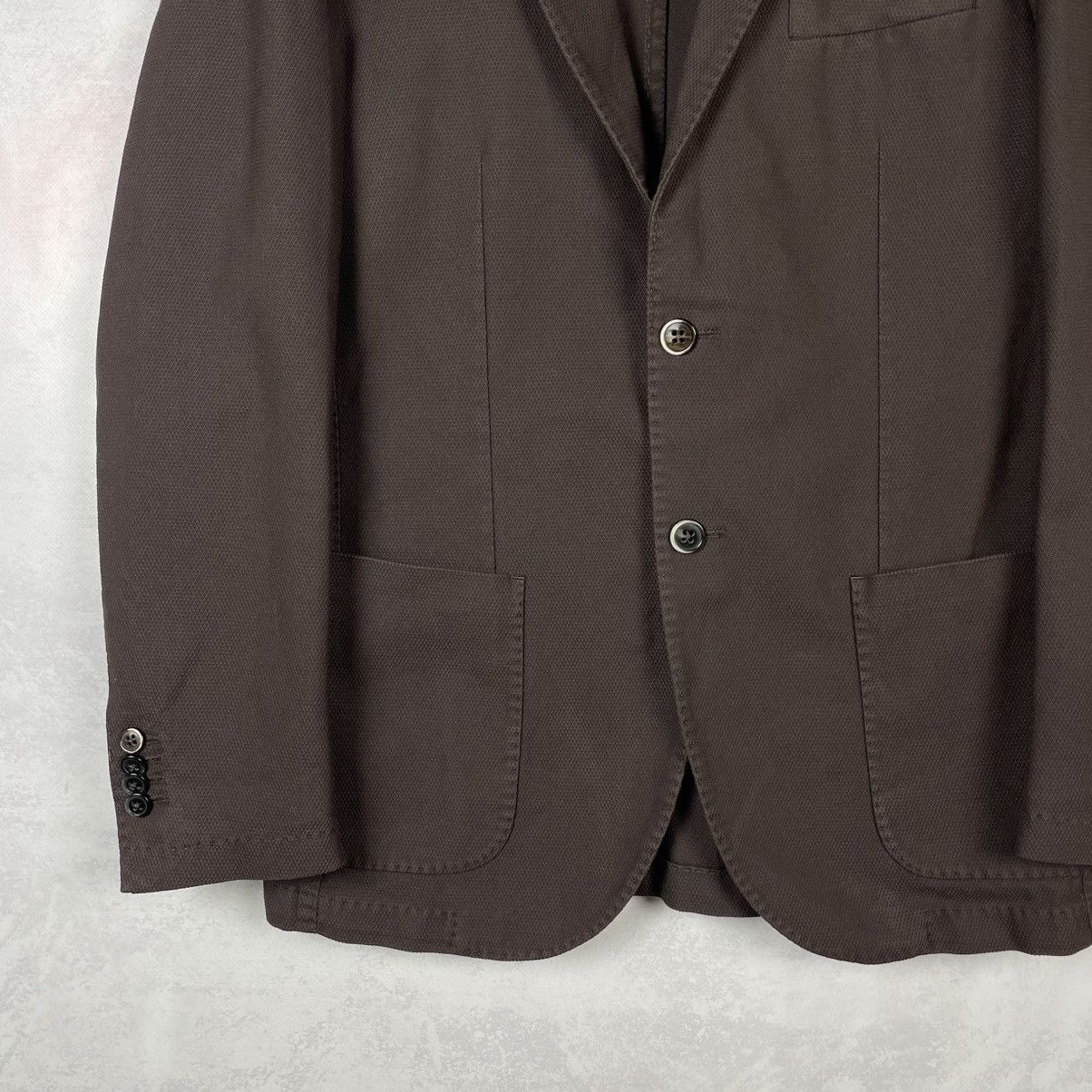 Boggi Boggi Milano Men’s Two Buttons Cotton Blazer Jacket Size 48R Size 48R - 5 Thumbnail