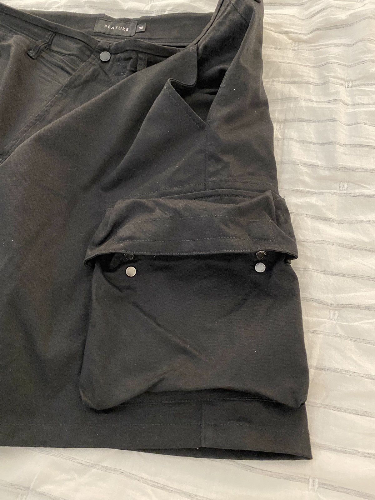Feature Hockney Cargo Short Black Sz 38, Men's — image 5 of 6