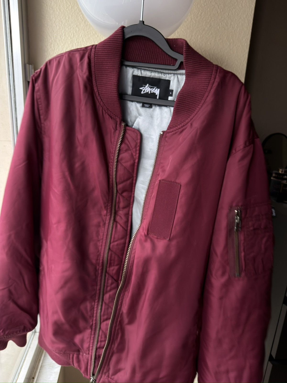 Stussy Stussy violet big logo bomber FAST SHIP Size US L / EU 52-54 / 3 - 14 Thumbnail