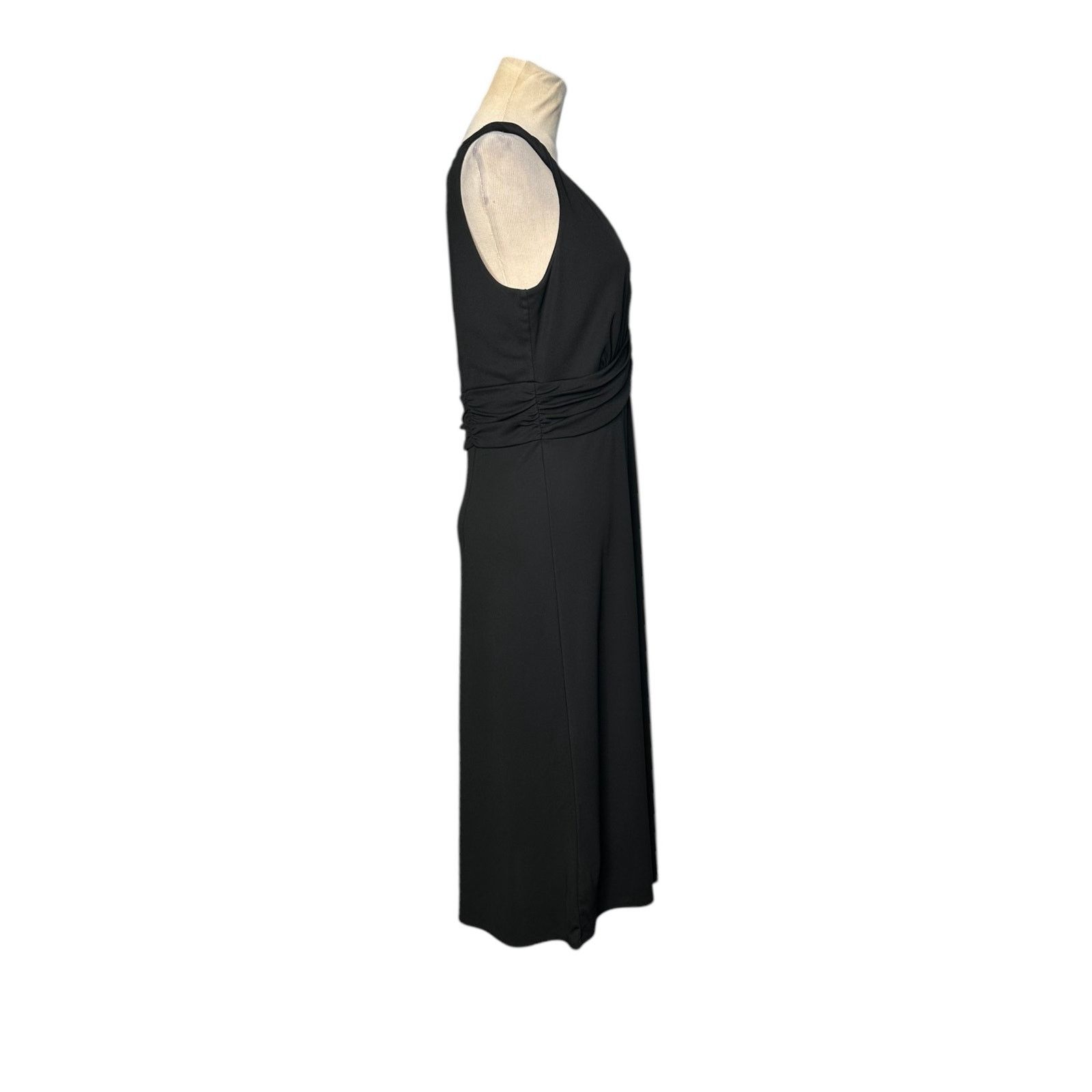 Loft Loft black sleeveless twisted straps midi dress size 8 Size M / US 6-8 / IT 42-44 - 12 Thumbnail
